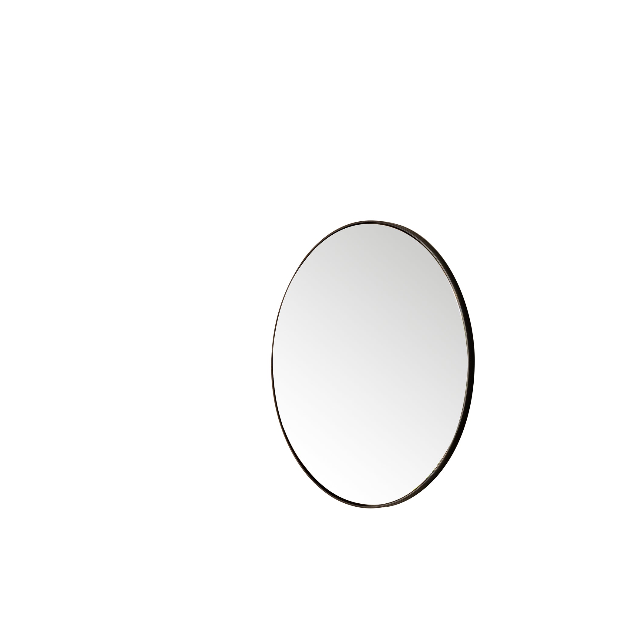 James Martin Rohe 30" Mirror, Champagne Brass by James Martin