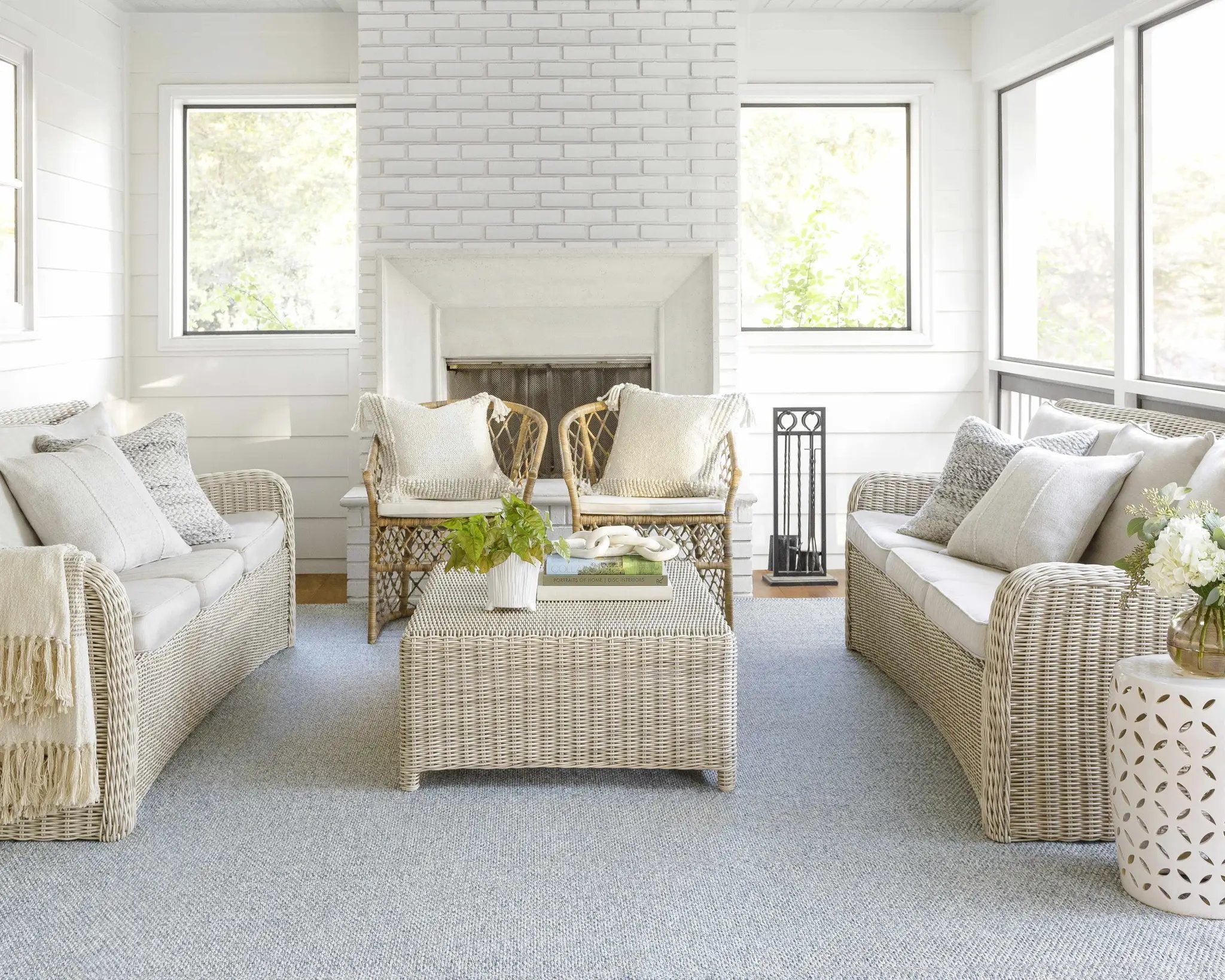 Birdie Outdoor Machine Woven Becki Owens x LIVABLISS BORD-2304 Area Rug by Boutique Rugs