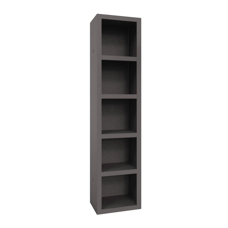 Dark Grey 84-in Tall Wooden Bookcase Shelf by Sharicks