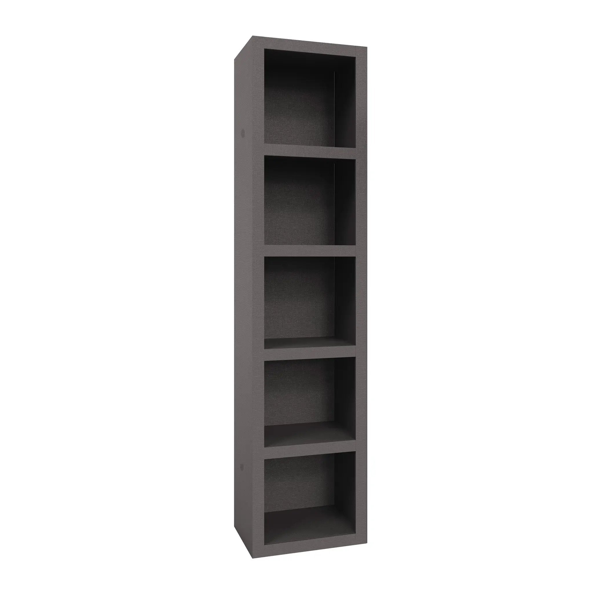 Dark Grey 85-in Tall Wooden Bookcase Shelf by Sharicks