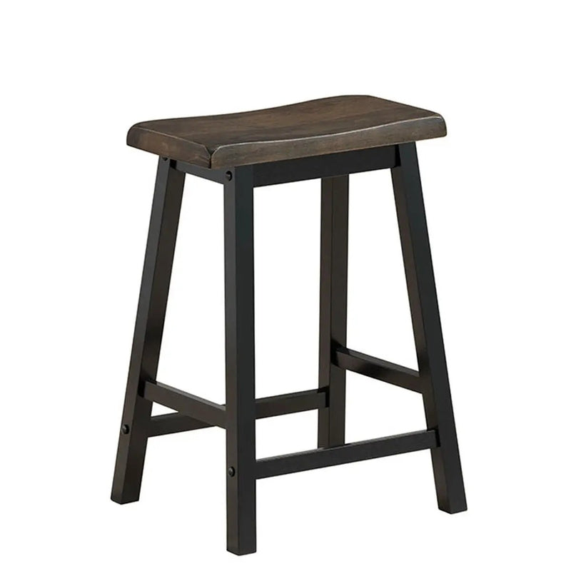 24 Inch Height Set of 2 Home Kitchen Dining Room Bar Stools by DirectDeals