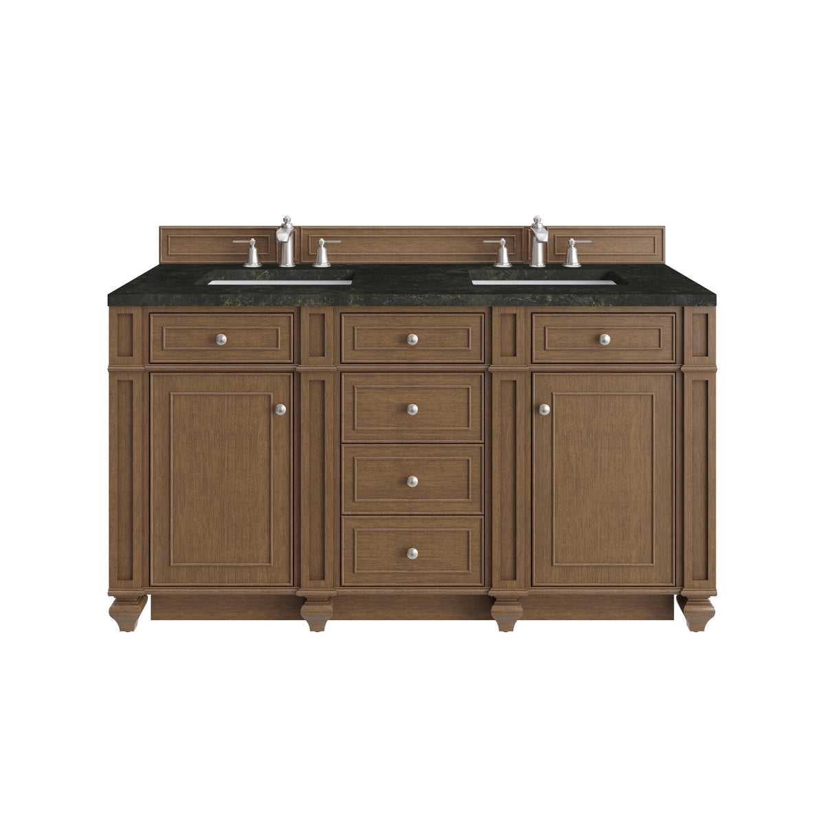 James Martin Bristol 60" Double Bathroom Vanity, Saddle Brown, view 31