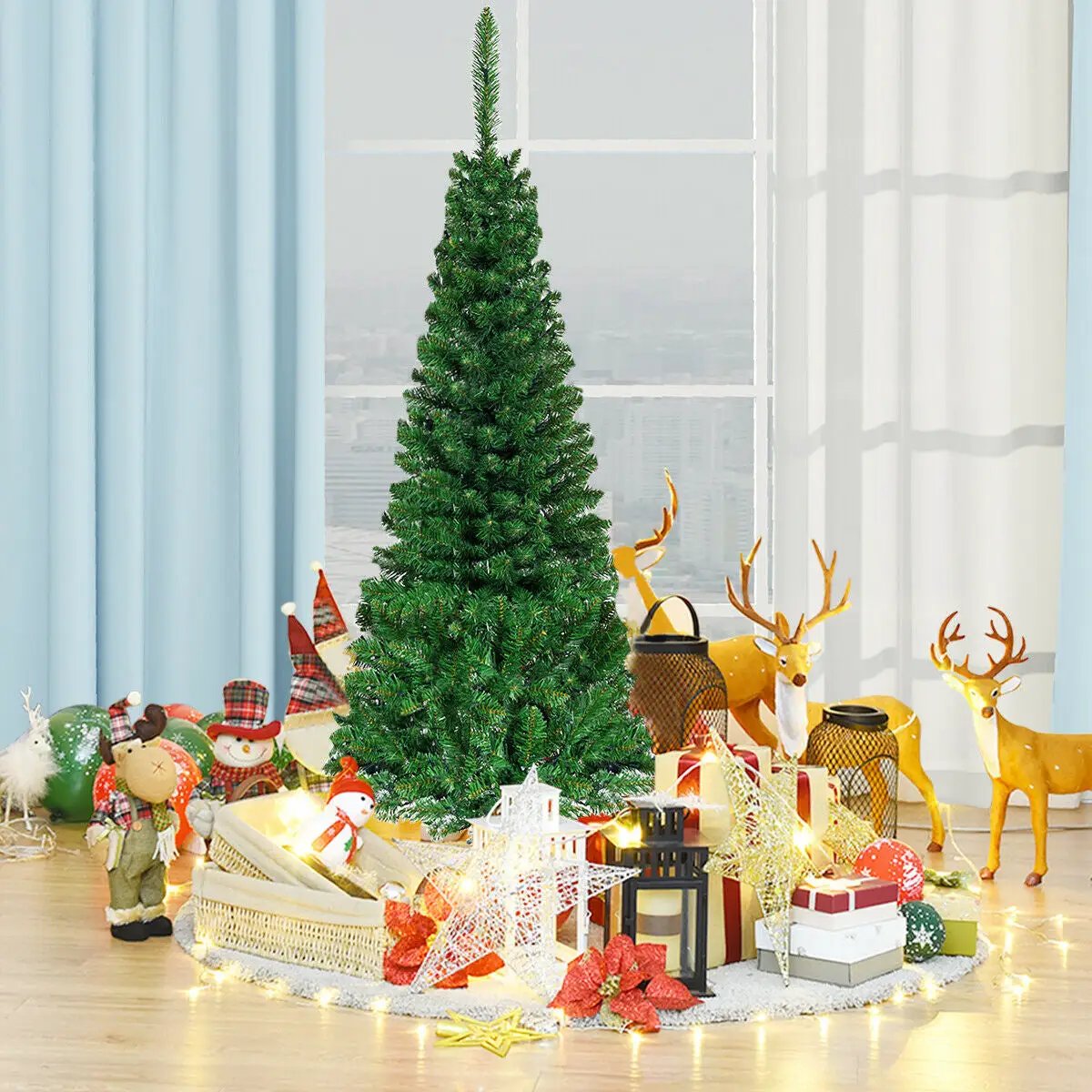 Artificial National Foot Kingswood Fir Pencil Christmas Tree by DirectDeals