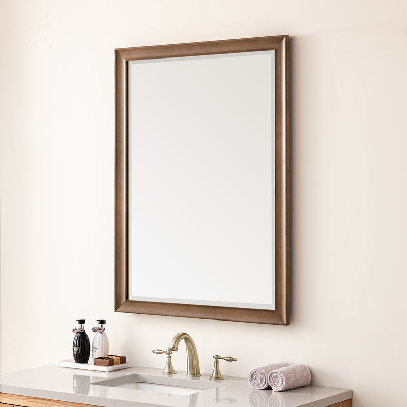 James Martin Glenbrooke 30" Mirror, Whitewashed Walnut by James Martin