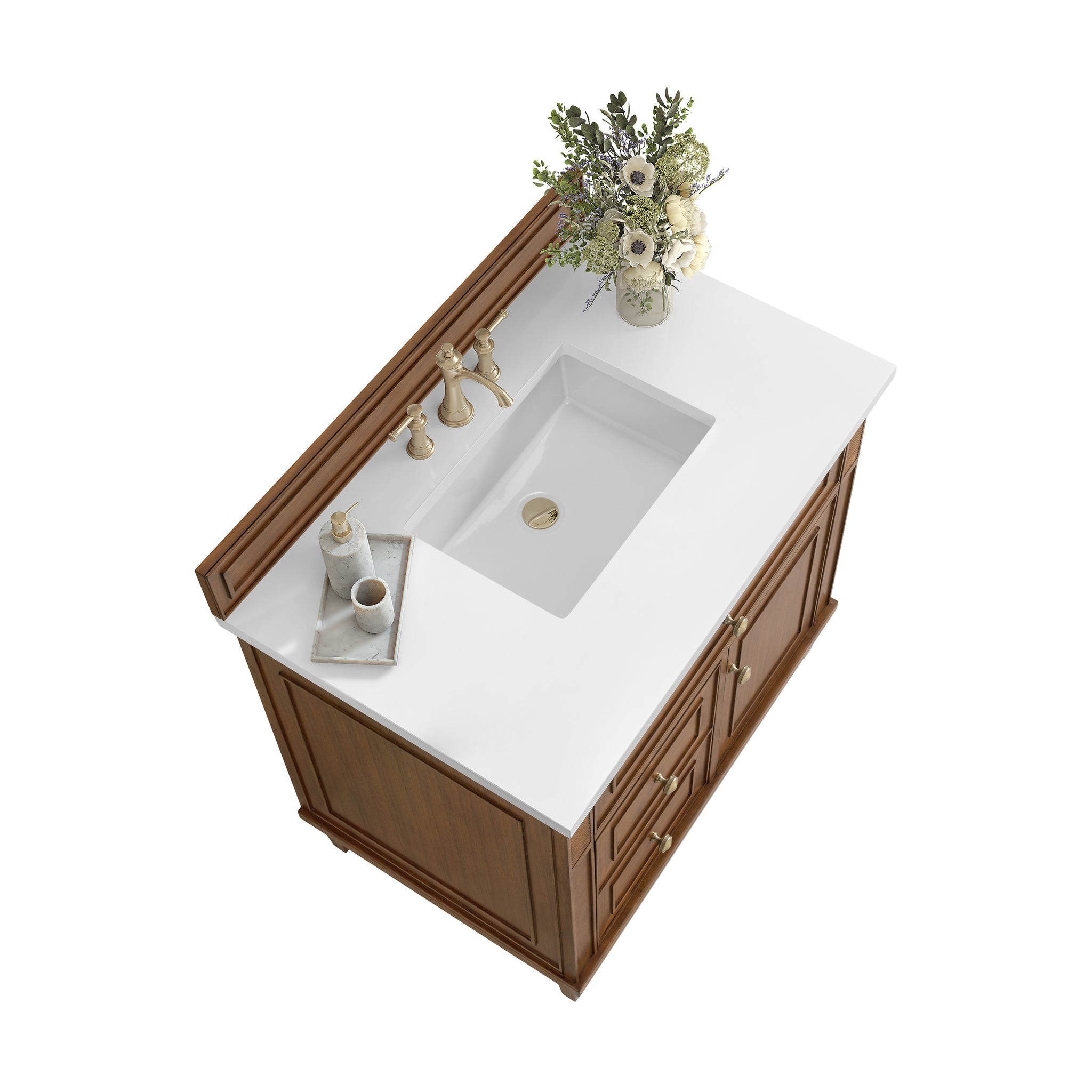 James Martin Lorelai 36" Single Bathroom Vanity, Mid-Century Walnut by James Martin