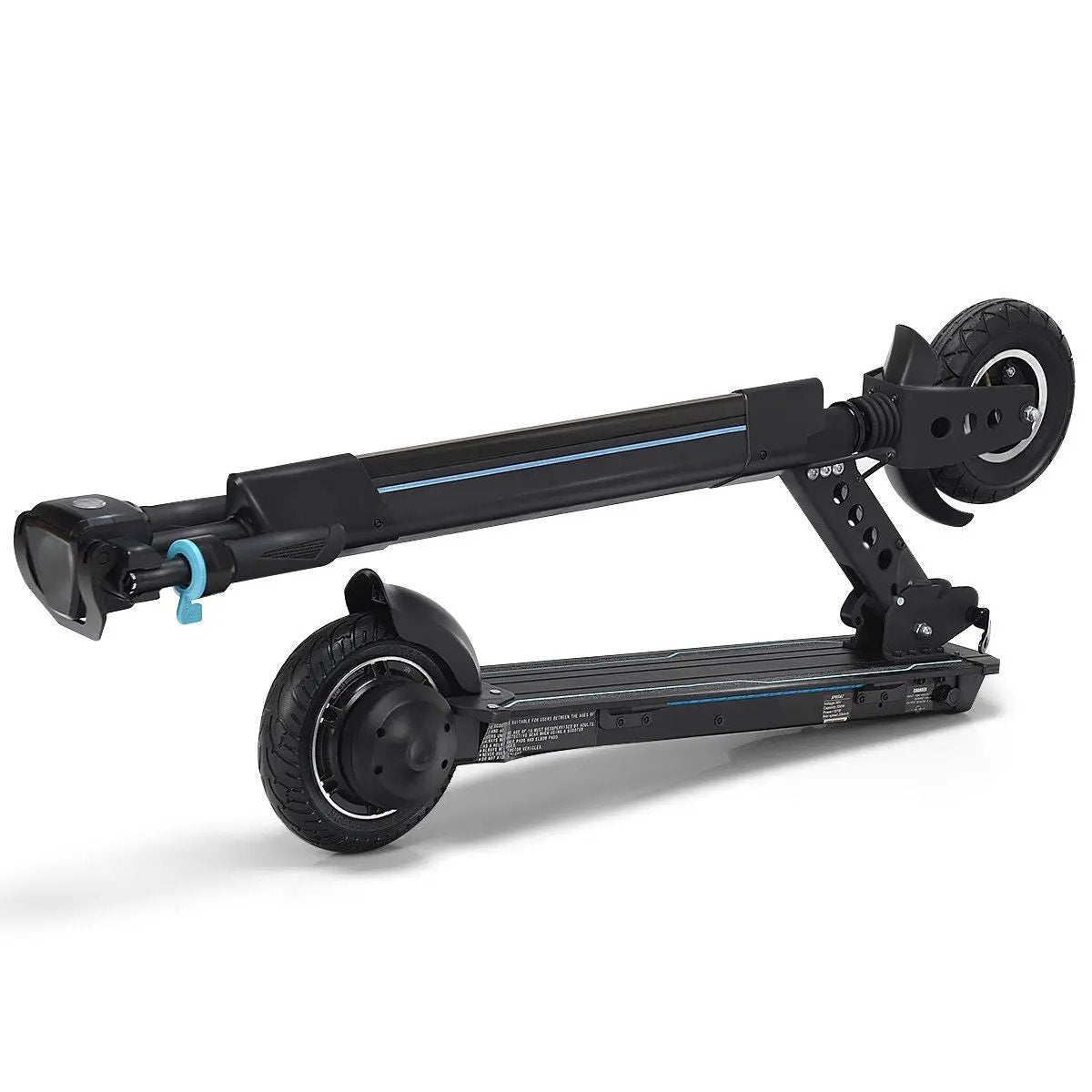 Foldable Electric Scooter with Removable Seat LED by DirectDeals