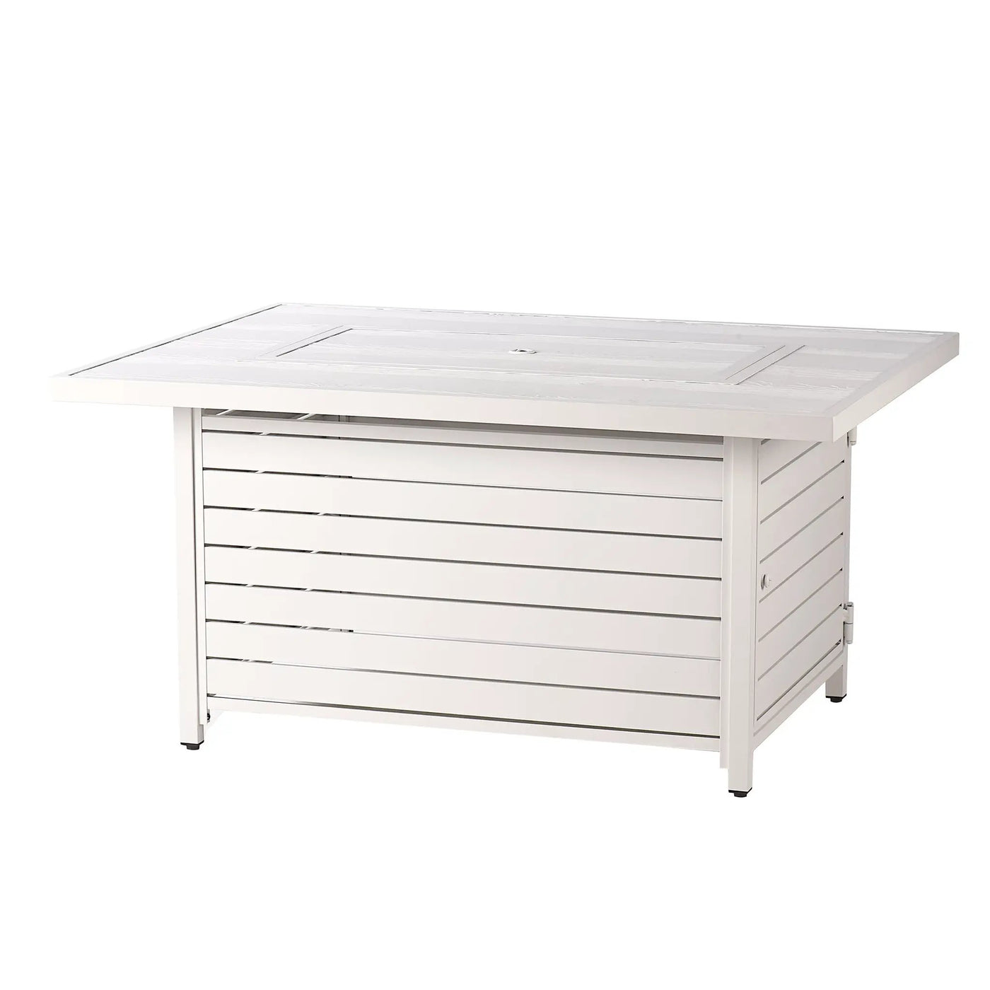 Aluminum 48-in Rectangular Propane Fire Table, Beads, Covers and Lid by Sharicks