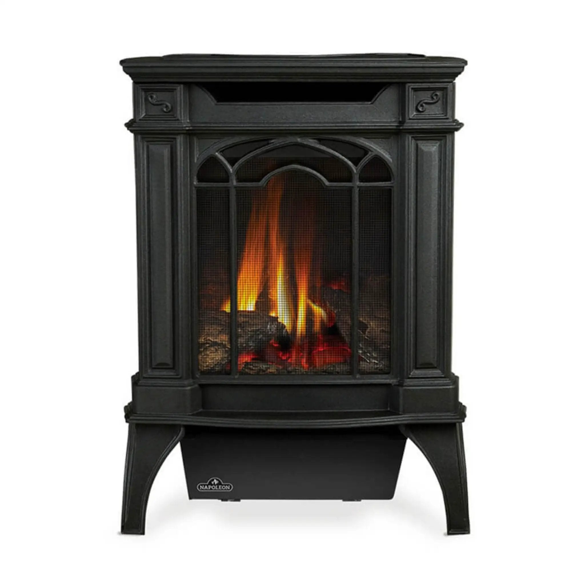 Napoleon Arlington 20 19-Inch Cast Iron Millivolt Ignition Natural Gas Stove [GDS20NSB] (SAK93714) by SAKSBY WHOLESALE