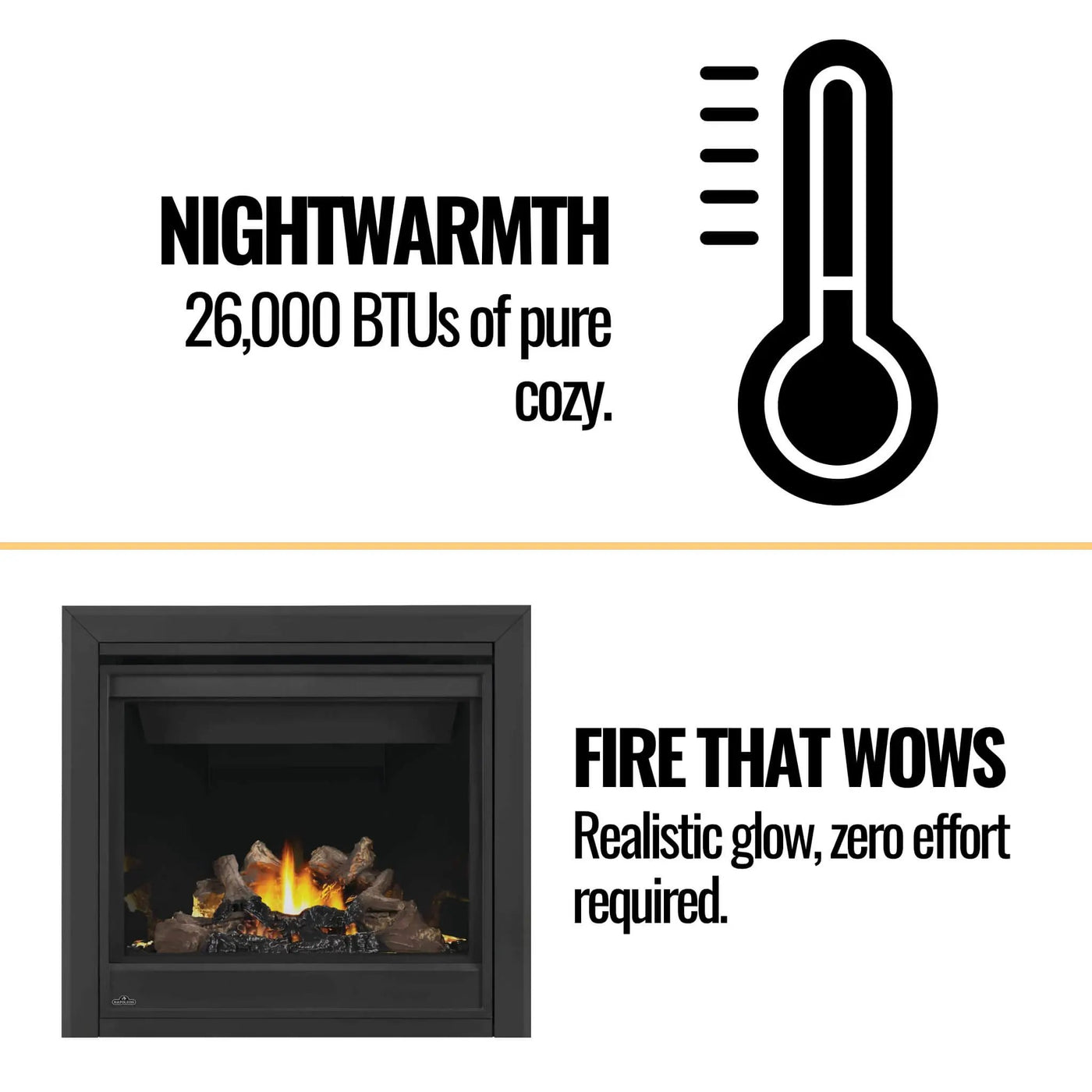 Napoleon Ascent 36 35-Inch Direct Vent Electronic Ignition Fireplace [BX36N/PTRE] (SAK75982) by SAKSBY WHOLESALE