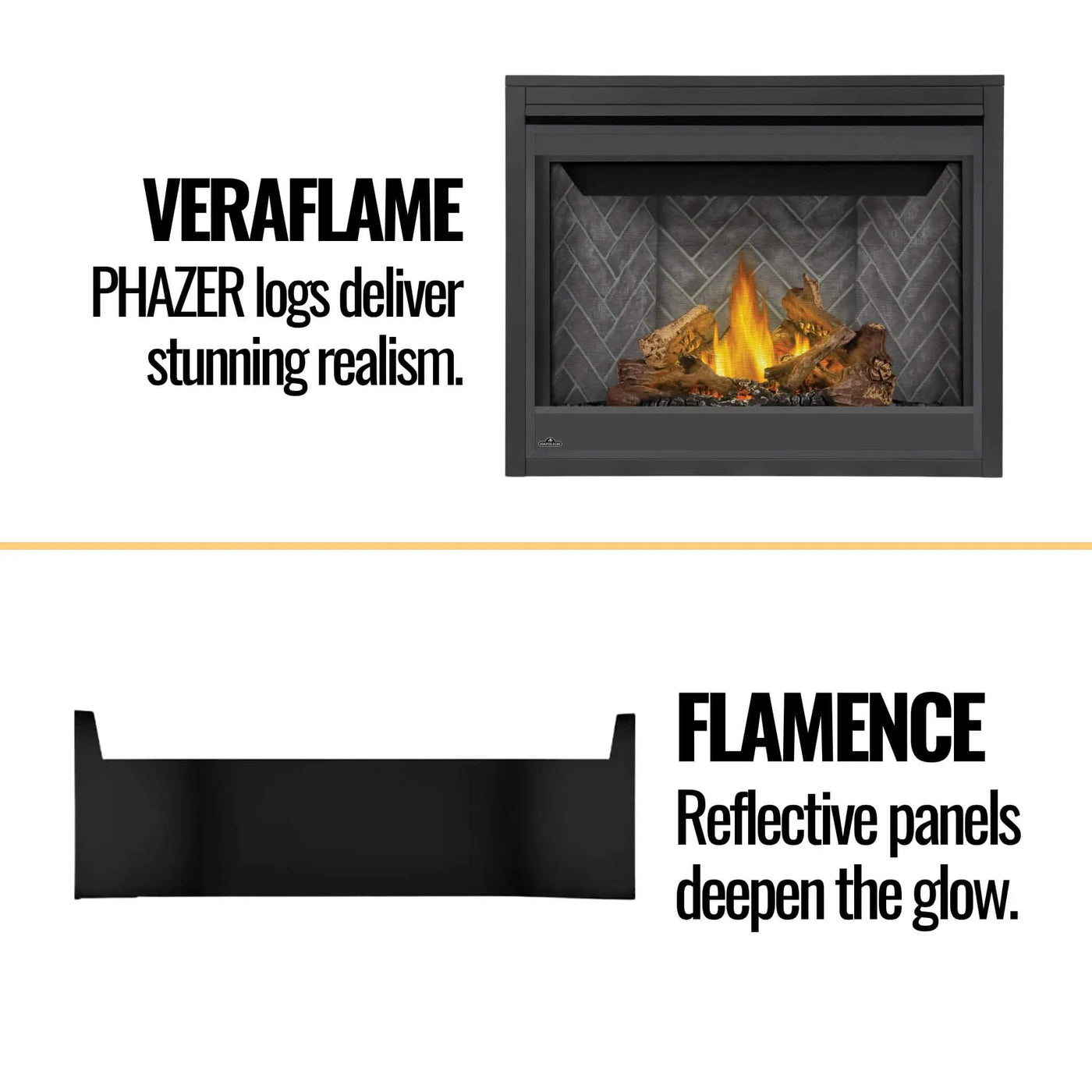 Napoleon Ascent 42 42-Inch Direct Vent Electronic Ignition Fireplace With Back-Up Control System [B42N/PTRE] (SAK96214) by SAKSBY WHOLESALE