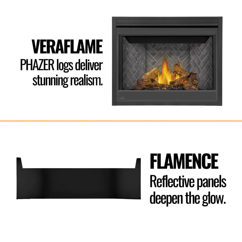 Napoleon Ascent 42 42-Inch Direct Vent Electronic Ignition Fireplace With Back-Up Control System [B42N/PTRE] (SAK96214) by SAKSBY WHOLESALE