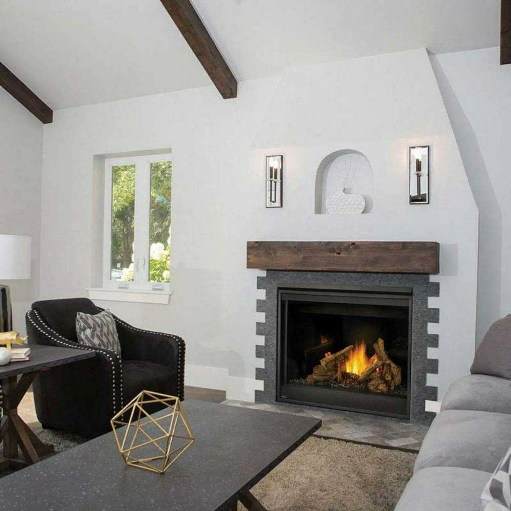 Napoleon Ascent 42 Direct Vent Millivolt Ignition Propane Gas Fireplace [B42N/PTR] (SAK91456) by SAKSBY WHOLESALE