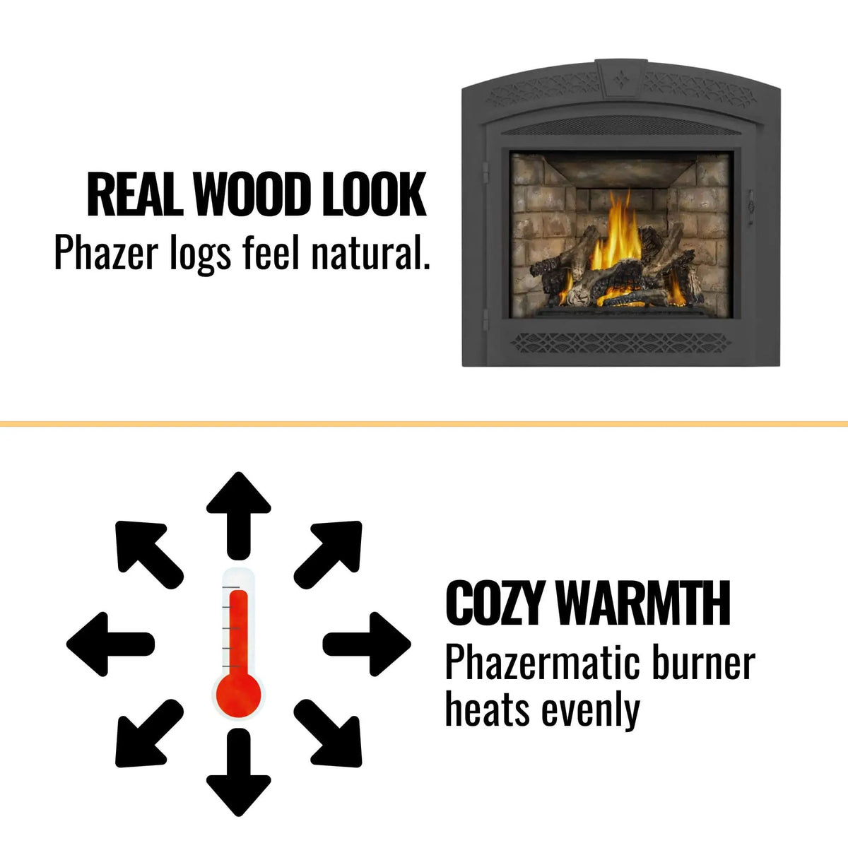 Napoleon Ascent 70 35-Inch Direct Vent Electronic Ignition Fireplace [GX70PTE/NTE-1] (SAK14829) by SAKSBY WHOLESALE
