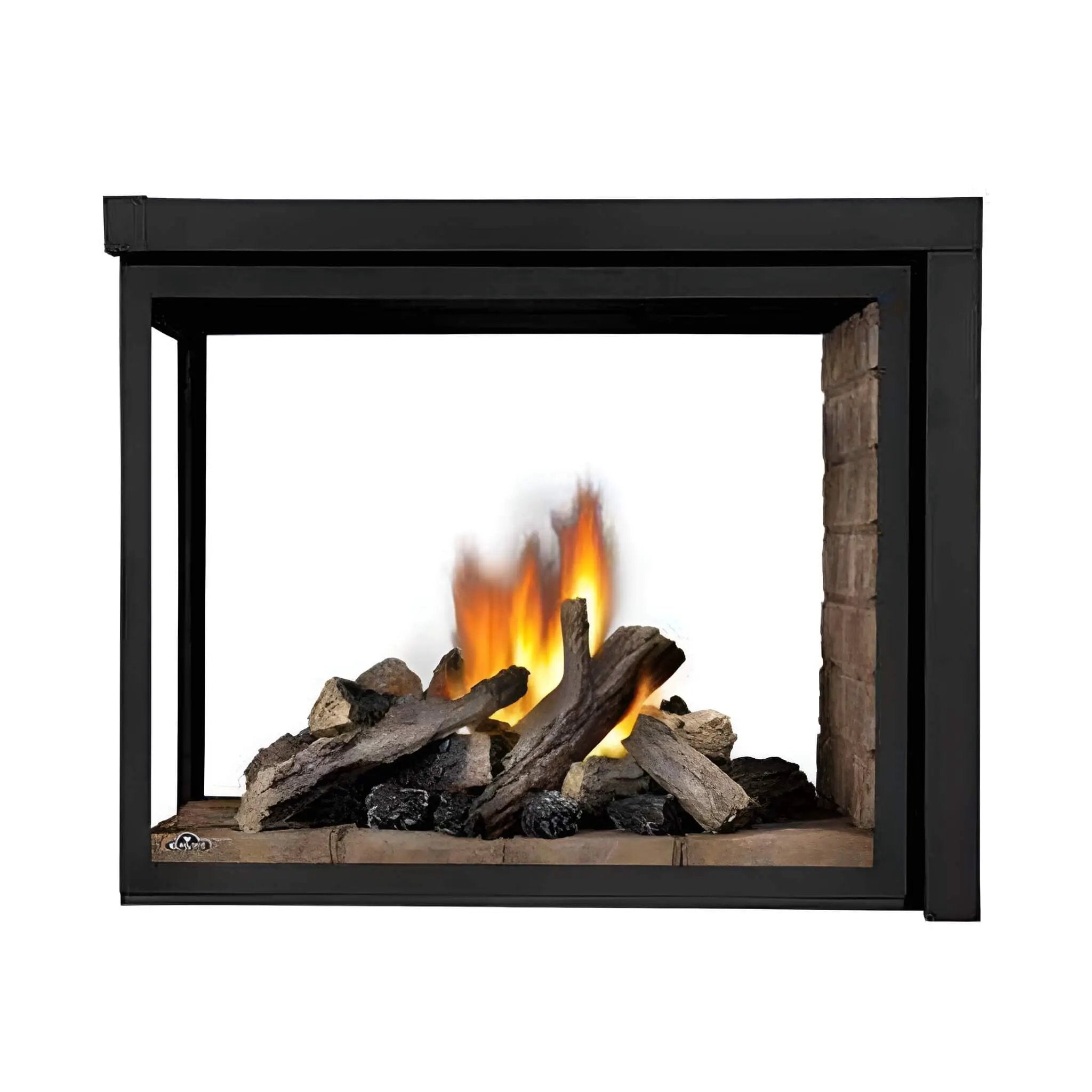 Napoleon Ascent Multi-View 3-Sided Log Set Direct Vent Natural Gas Fireplace [BHD4PNA] (SAK75492) by SAKSBY WHOLESALE