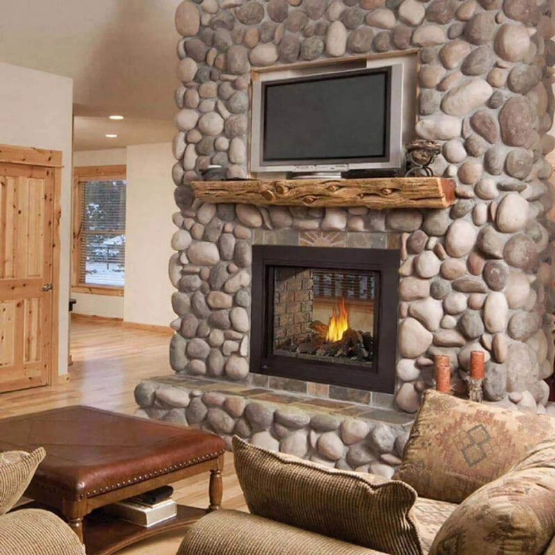Napoleon Ascent Multi-View 3-Sided Log Set Direct Vent Natural Gas Fireplace [BHD4PNA] (SAK75492) by SAKSBY WHOLESALE