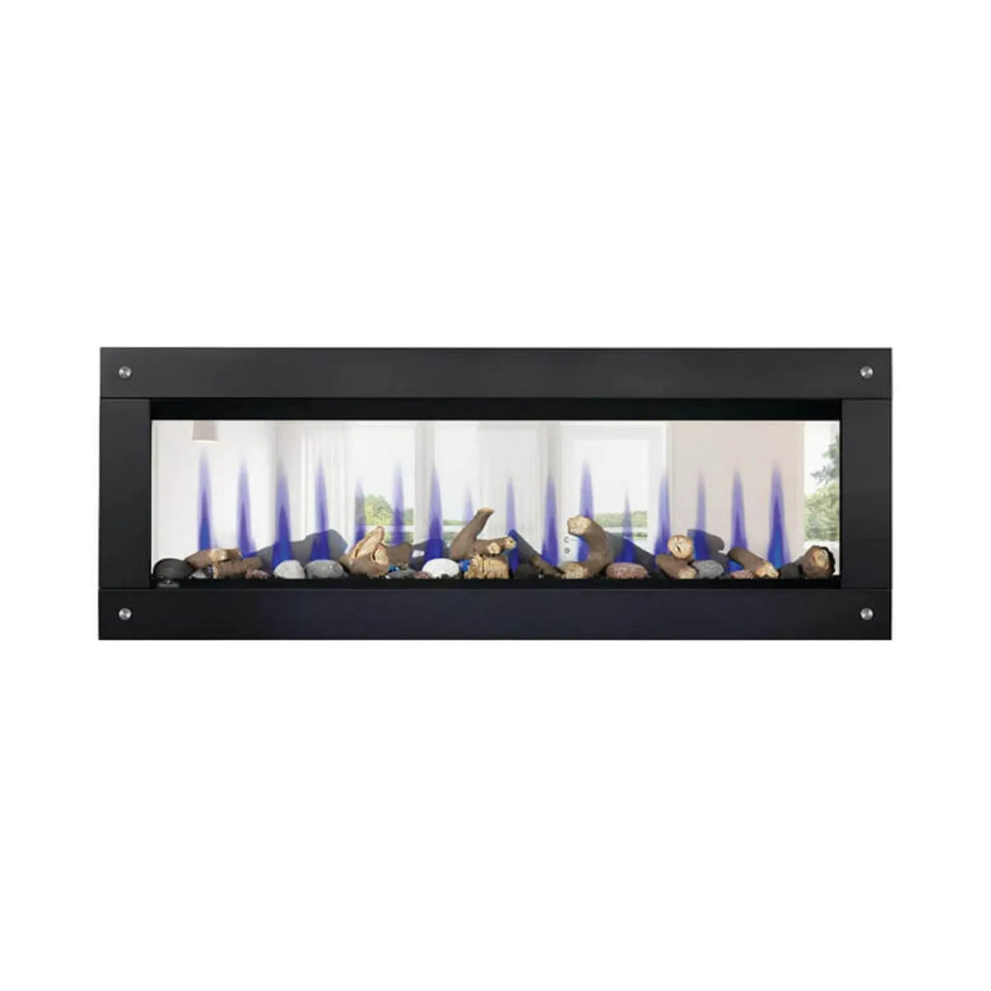 Napoleon Clearion Elite 60-Inch Fully Recessed See Thru Wall Mounted Electric Fireplace [NEFBD60HE] (SAK31716) by SAKSBY WHOLESALE