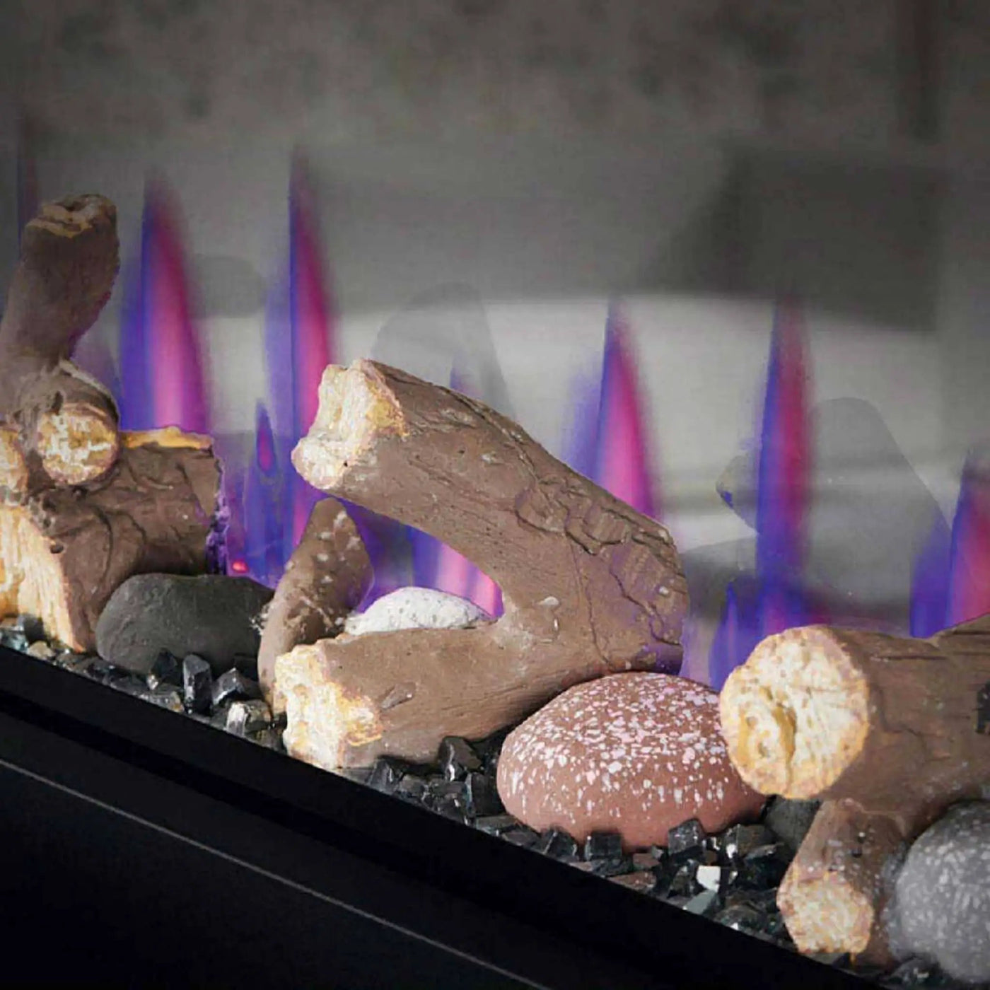 Napoleon Clearion Elite See-Through True Zone Heating Built-In Electric Fireplace [NEFBD50/60HE] (SAK47105) by SAKSBY WHOLESALE