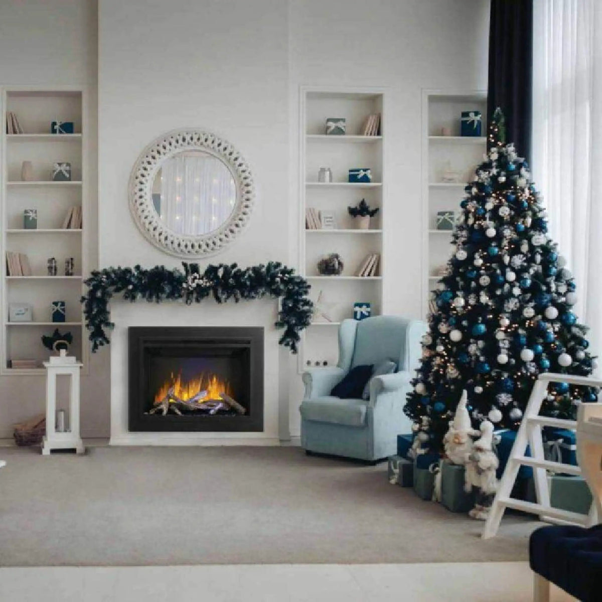 Napoleon Element Self-Trimming Built-In Electric Fireplace [NEFB36/42H-BS-1] (SAK58173) by SAKSBY WHOLESALE