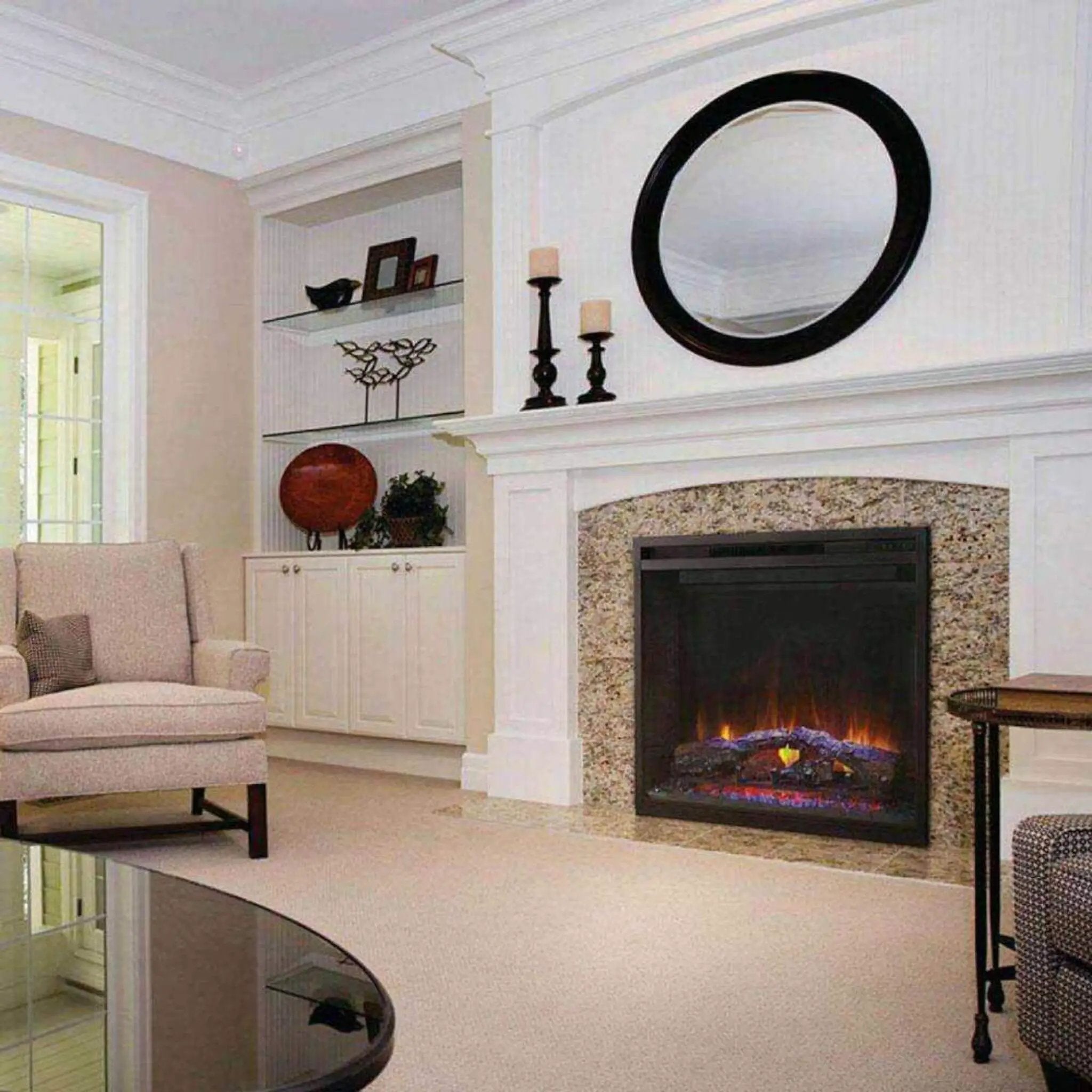 Napoleon Element Self-Trimming Built-In Electric Fireplace [NEFB36/42H-BS-1] (SAK58173) by SAKSBY WHOLESALE