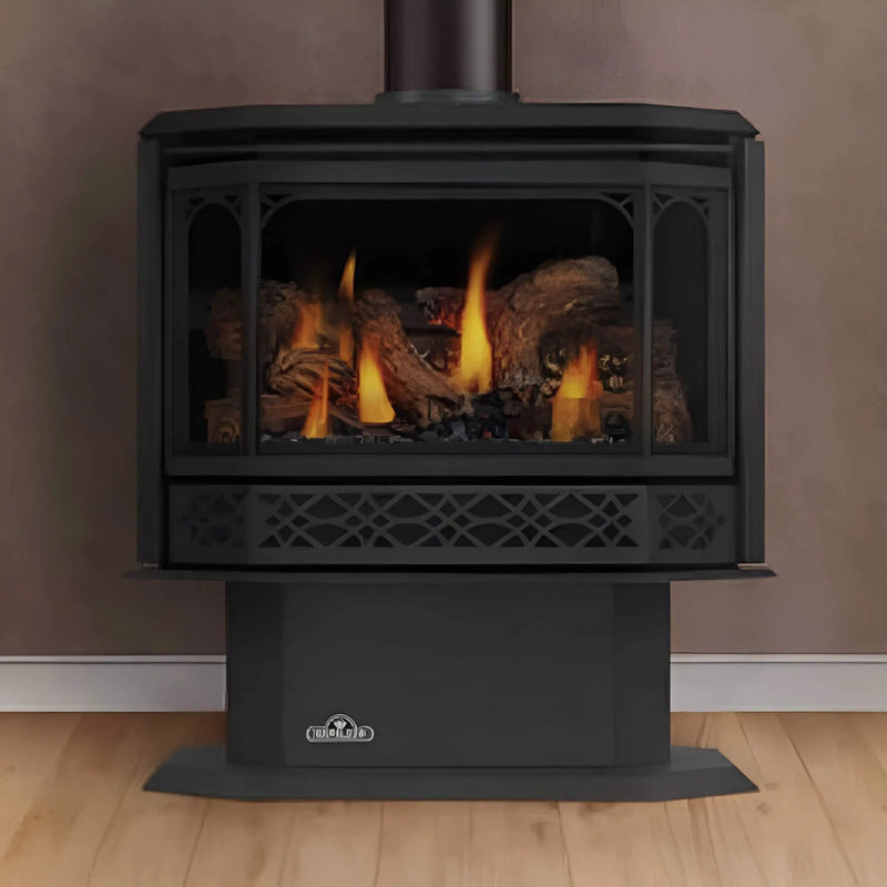 Napoleon Havelock 50 28-Inch Direct Vent Natural Gas Stove With Triple Burner [GDS50-1NE] (SAK68193) by SAKSBY WHOLESALE