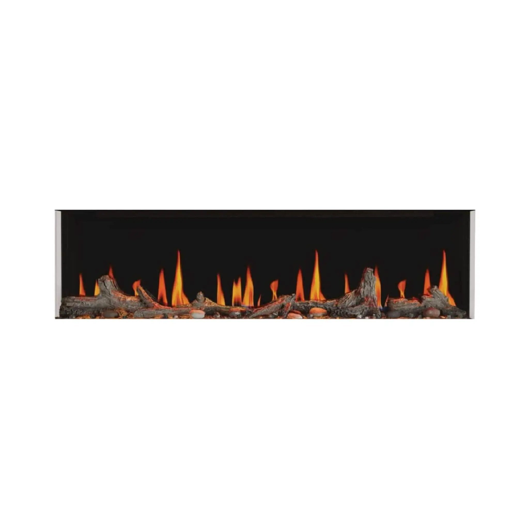Napoleon Luminex 65-Inch LCD Built-In Electric Fireplace With Remote Control [NEFL65LCD-3SV] (SAK83665) by SAKSBY WHOLESALE