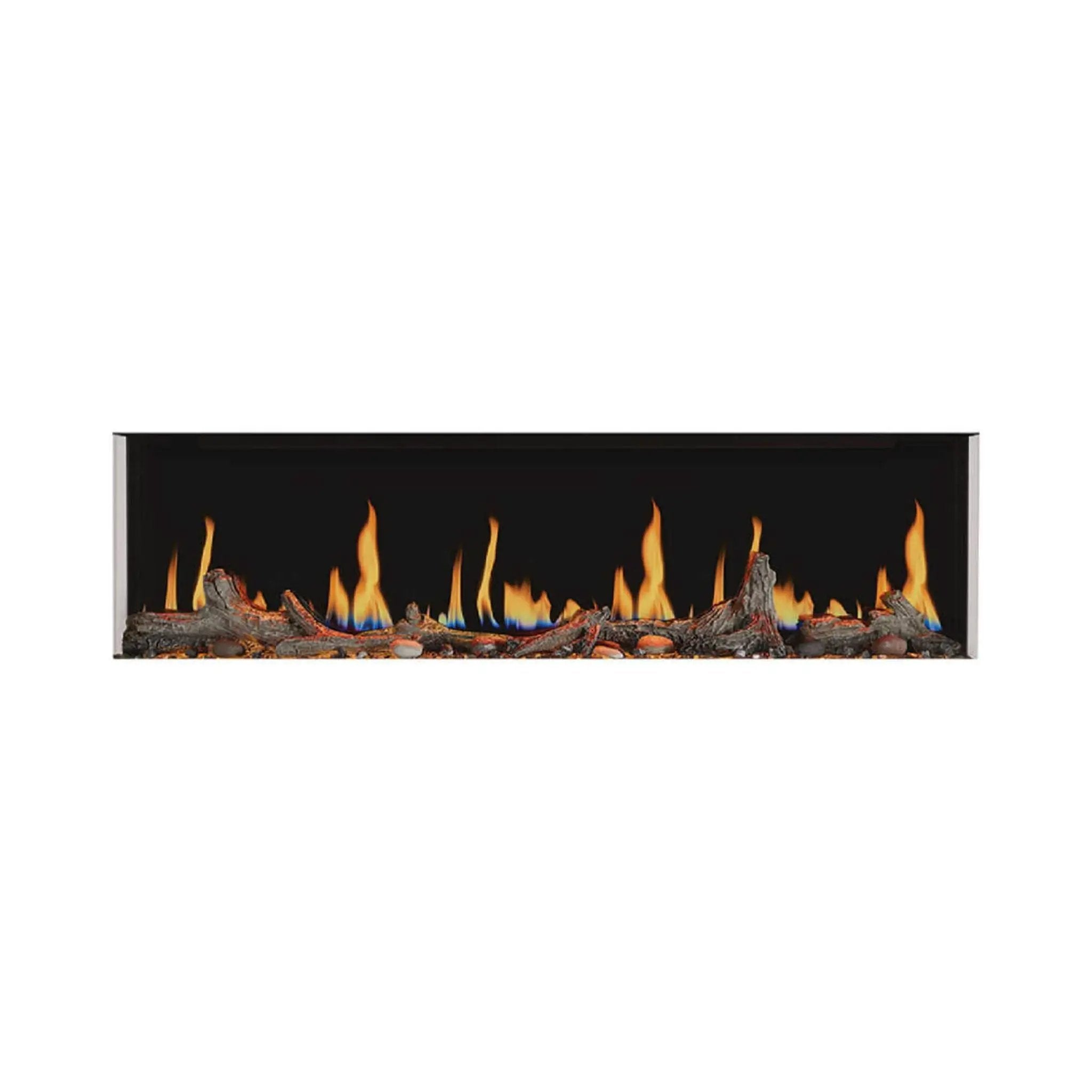 Napoleon Luminex 65-Inch LCD Built-In Electric Fireplace With Remote Control [NEFL65LCD-3SV] (SAK83665) by SAKSBY WHOLESALE