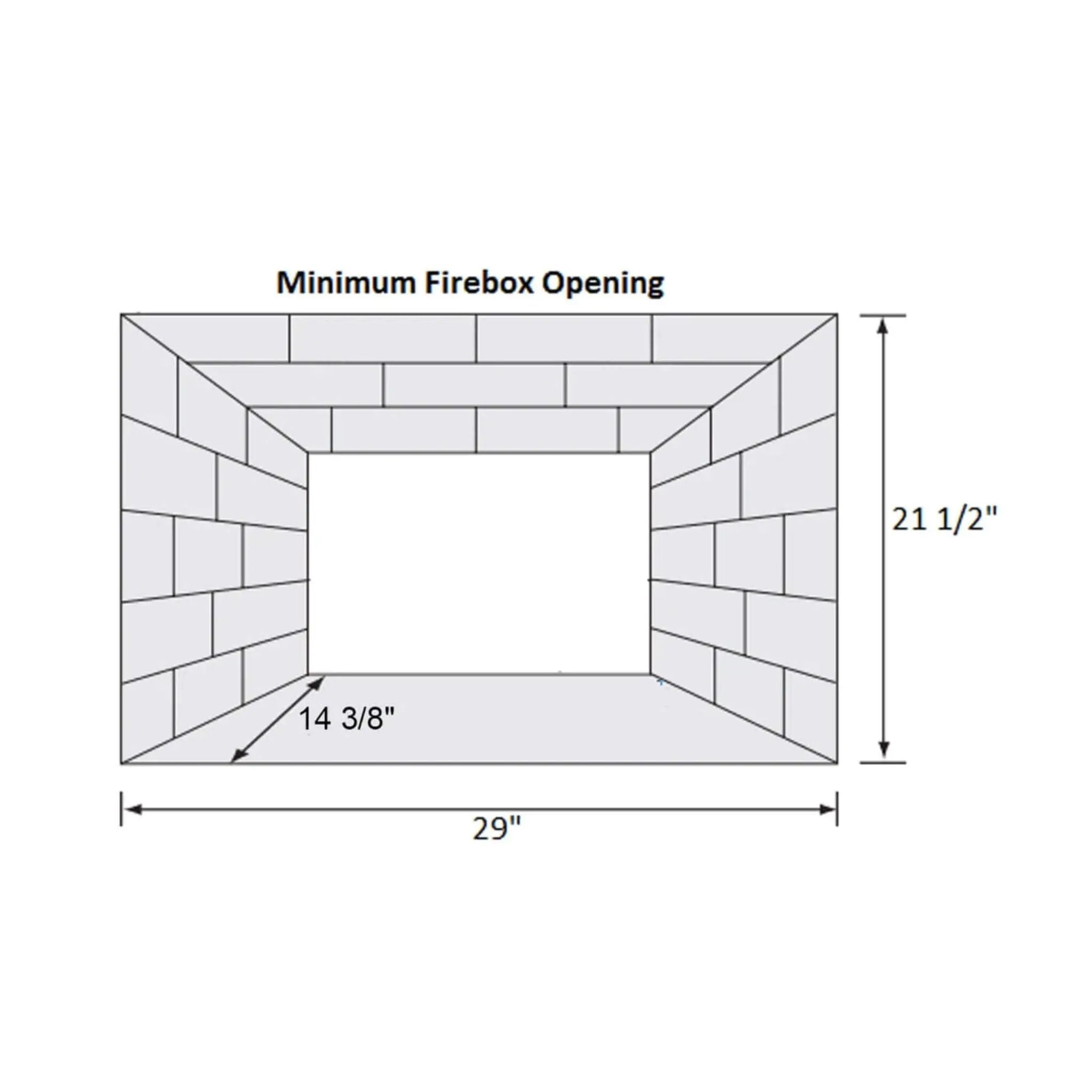 Napoleon Oakville 3 28-Inch Direct Vent Natural Gas Fireplace Insert [GDI3N-1] (SAK25498) by SAKSBY WHOLESALE