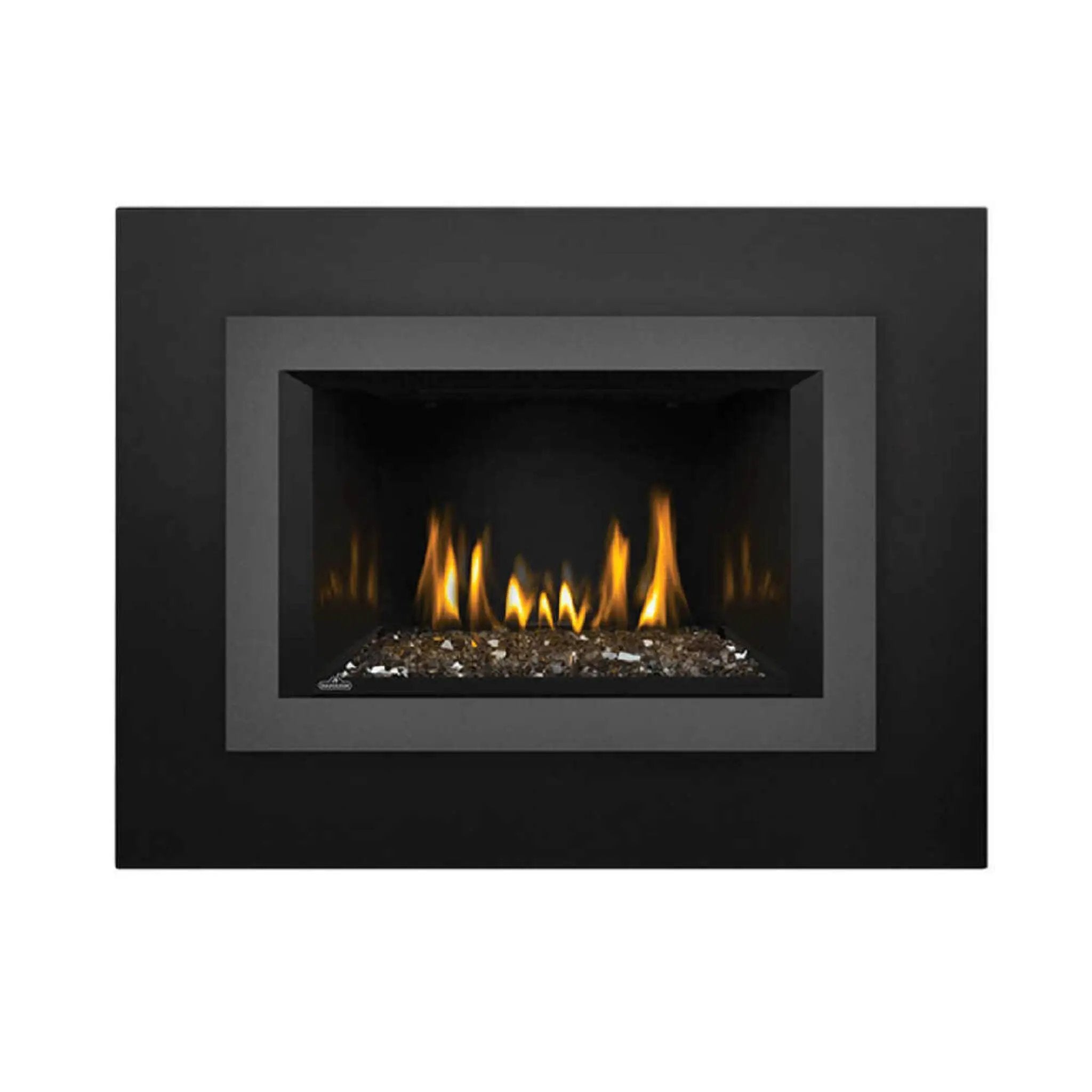 Napoleon Oakville 3 Glass Direct Vent Electronic Ignition Natural Gas Fireplace Insert, 28" [GDIG3N] (SAK29675) by SAKSBY WHOLESALE