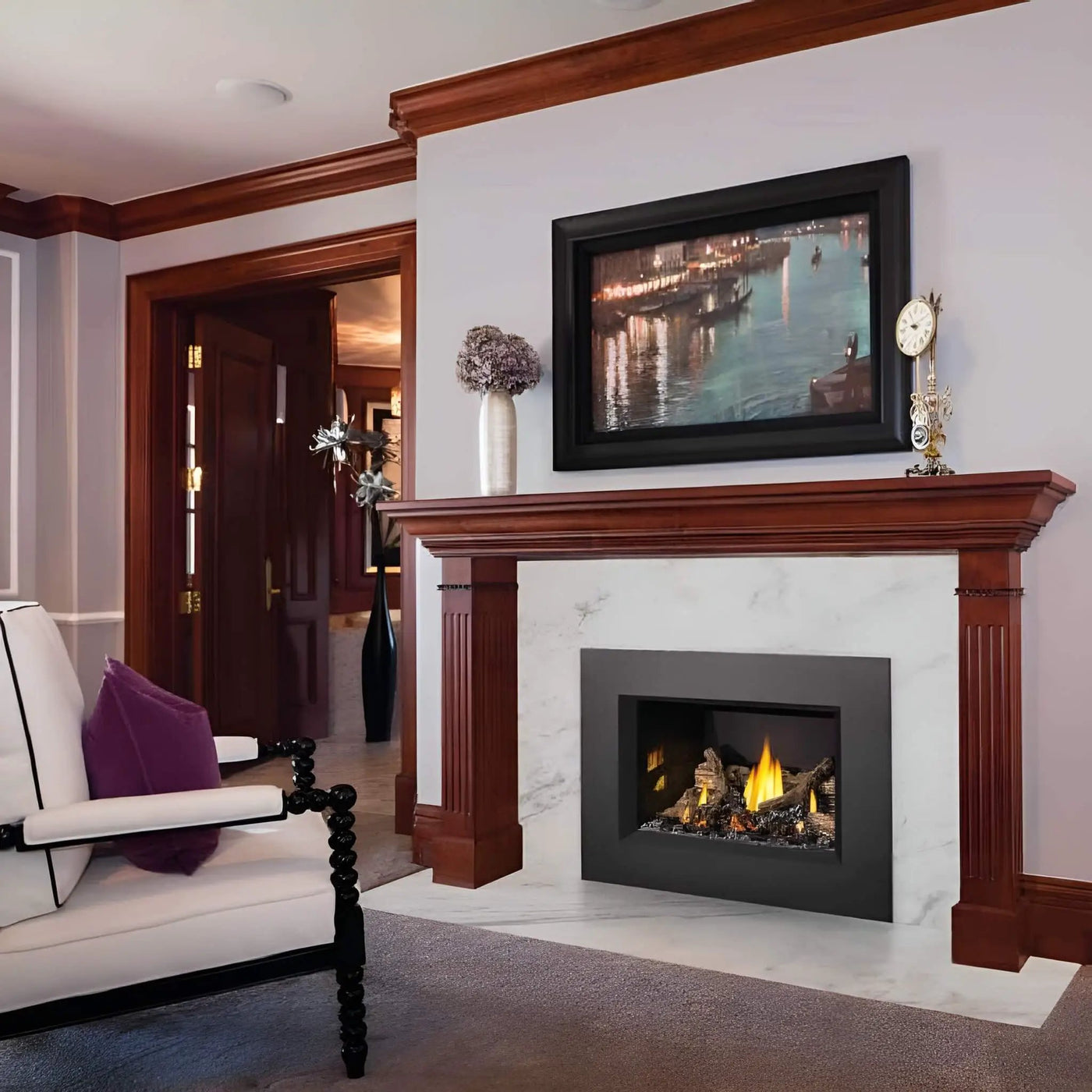 Napoleon Oakville X3/X4 Direct Vent Electronic Ignition Natural Gas Fireplace Insert [GDIX3N/4N-1] (SAK21347) by SAKSBY WHOLESALE
