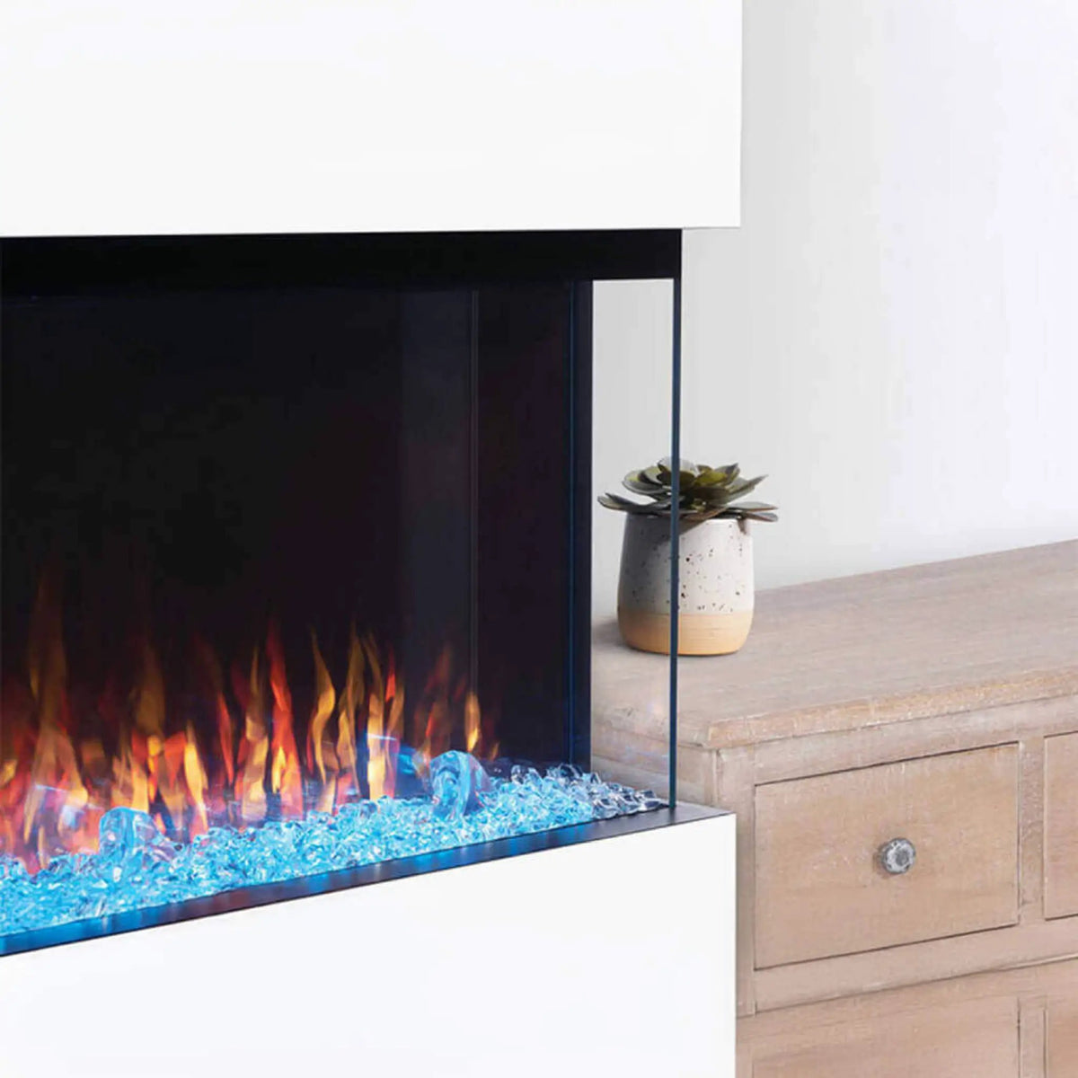 Napoleon Trivista 3 Sided Built-In Electric Linear Fireplace [NEFB50H/60H-3SV] (SAK32567) by SAKSBY WHOLESALE
