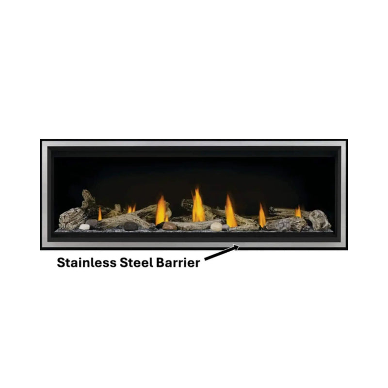 Napoleon Vector 50 Single-Sided 65-Inch Direct Vent Electronic Natural Gas Fireplace With Night Light System [LV50N-2] (SAK29481) by SAKSBY WHOLESALE