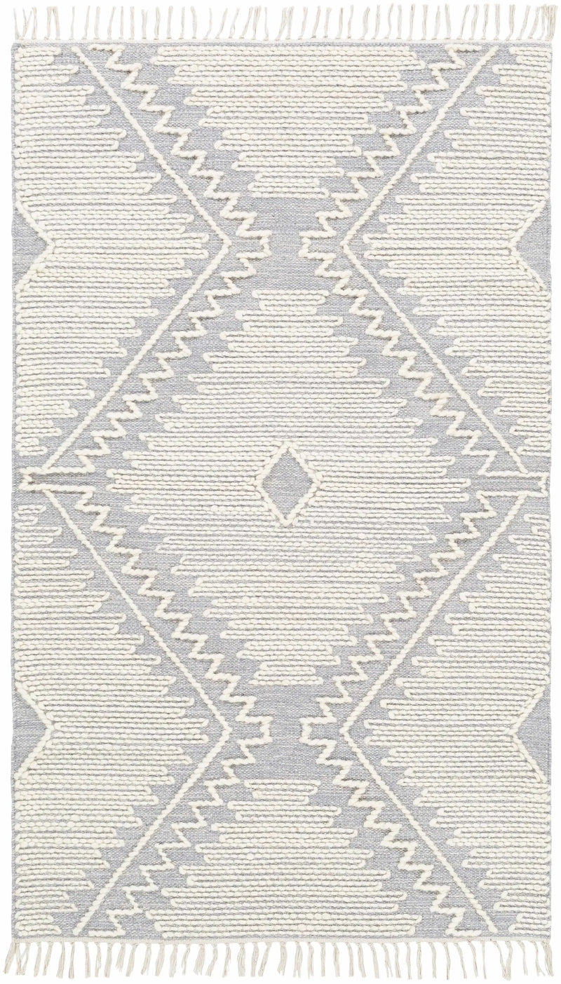 Naranjito Cream/Slate Trellis 2x3 Rug - Clearance by Boutique Rugs