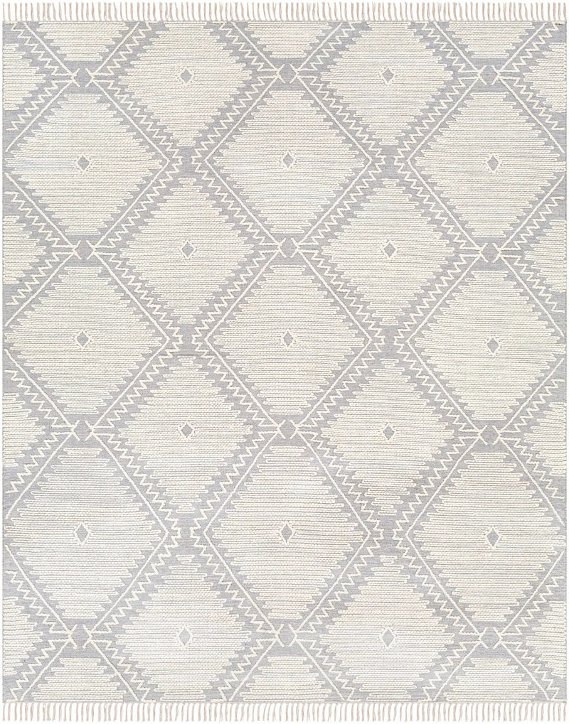 Naranjito Cream/Slate Trellis 2x3 Rug - Clearance by Boutique Rugs