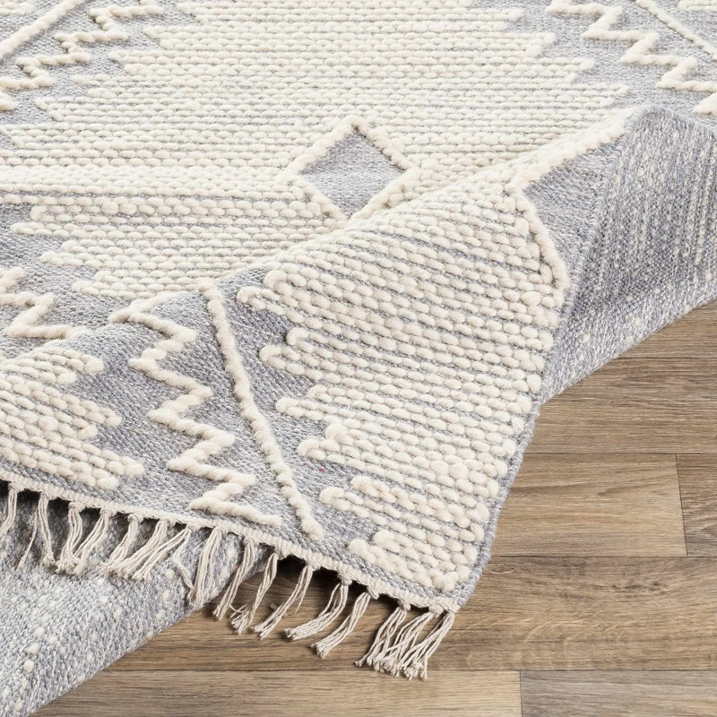 Naranjito Cream/Slate Trellis 2x3 Rug - Clearance by Boutique Rugs
