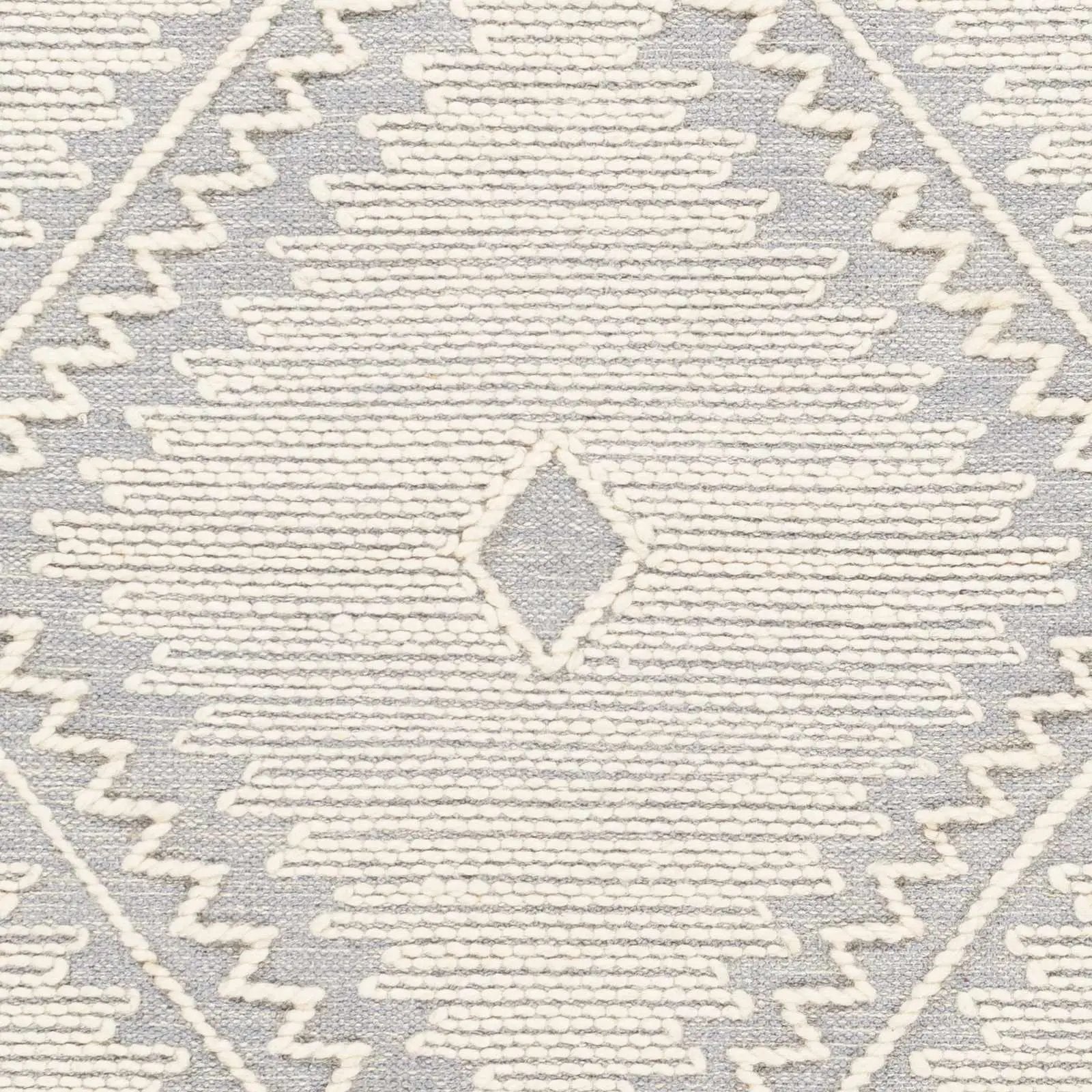 Naranjito Cream/Slate Trellis 2x3 Rug - Clearance by Boutique Rugs