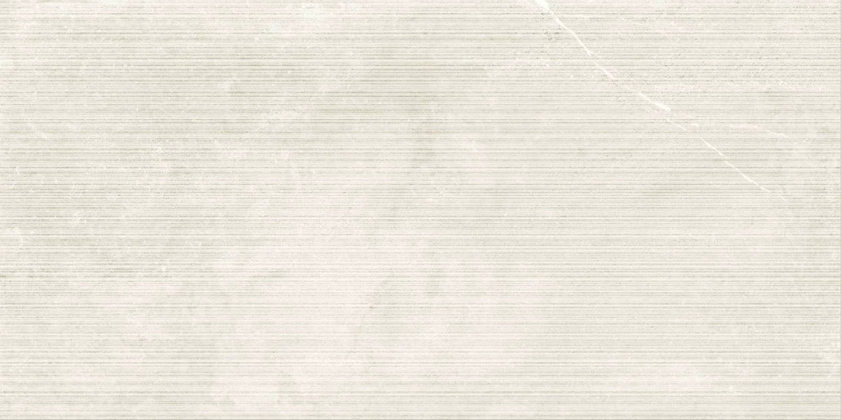 Veneer World Atelier Journey Line Natural Ivory Stone Look Porcelain Accent Tiles 24x48 by landmarkceramics