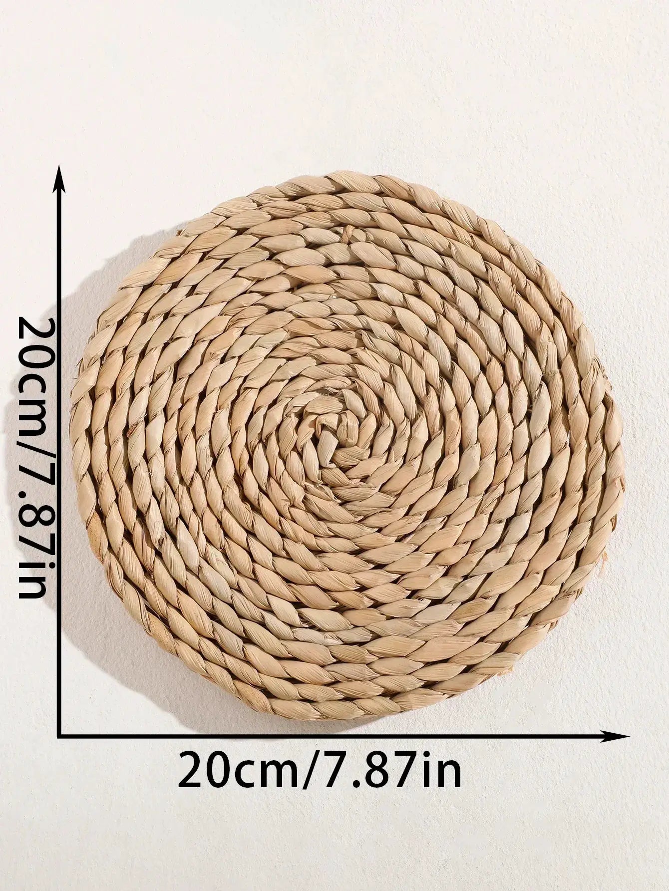 Natural Seagrass Handmade Wall Decor with Organic Texture by House Of Avana