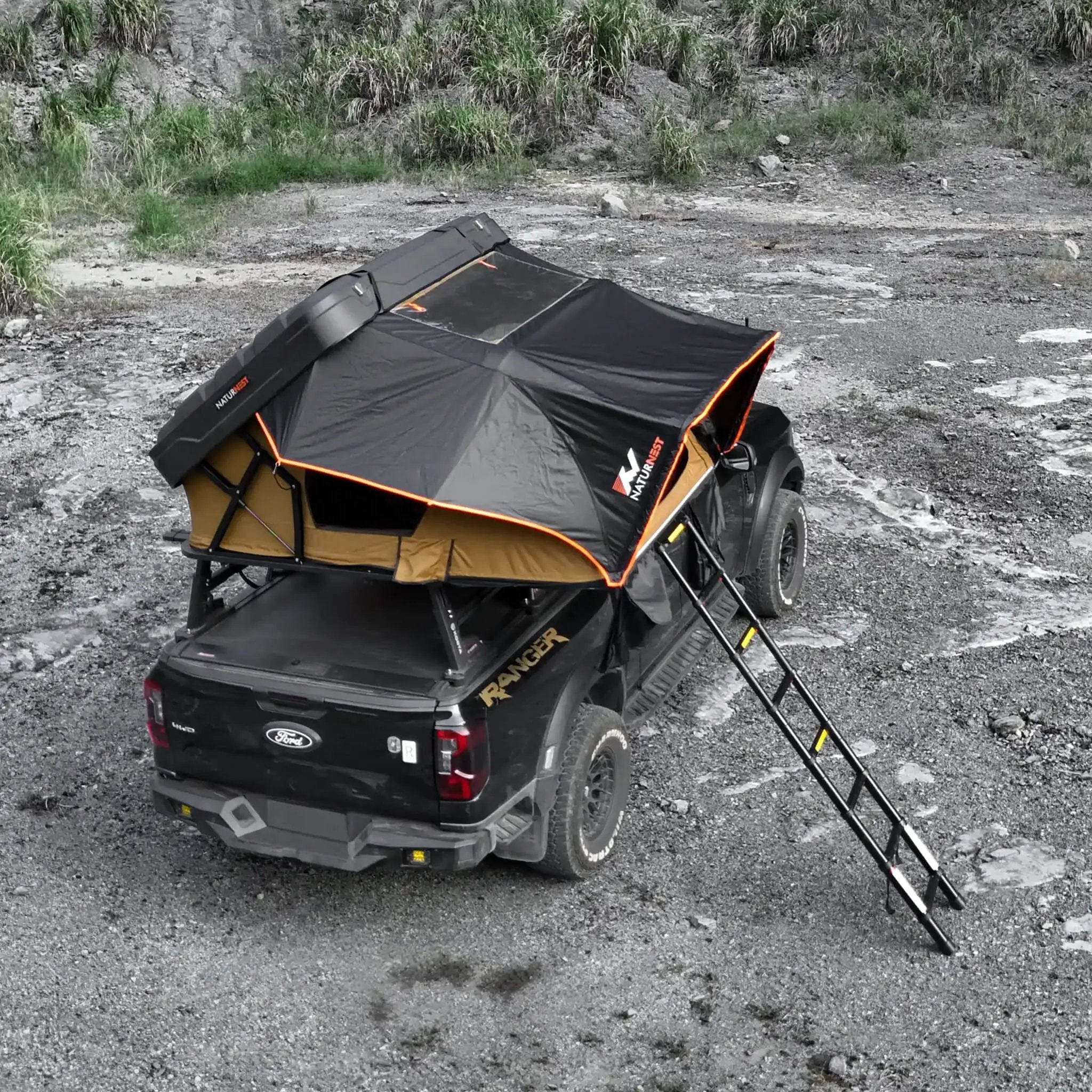 Naturnest Sirius 2 Plus XL Premium 4-Person Clamshell Rooftop Tent (SAK74092) by SAKSBY WHOLESALE