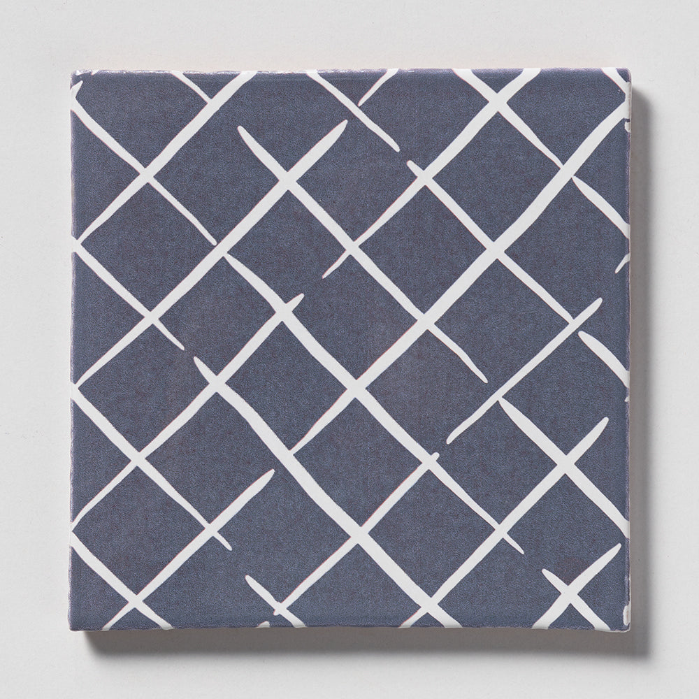 Navy Glossy Cove End Glazed Terracotta Tiles 6x6 Glazed Terracotta Glossy 6x6 Tiles