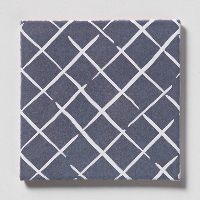 Navy Glossy Cove End Glazed Terracotta Tiles 6x6 Glazed Terracotta Glossy 6x6 Tiles