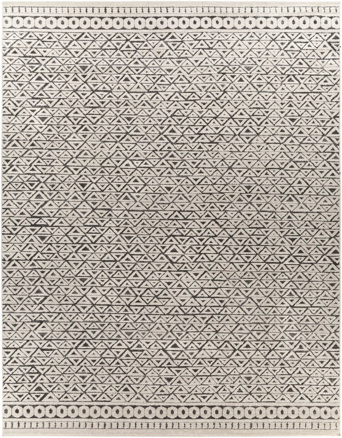 Naylor Beige/Charcoal Rug - Clearance by Boutique Rugs