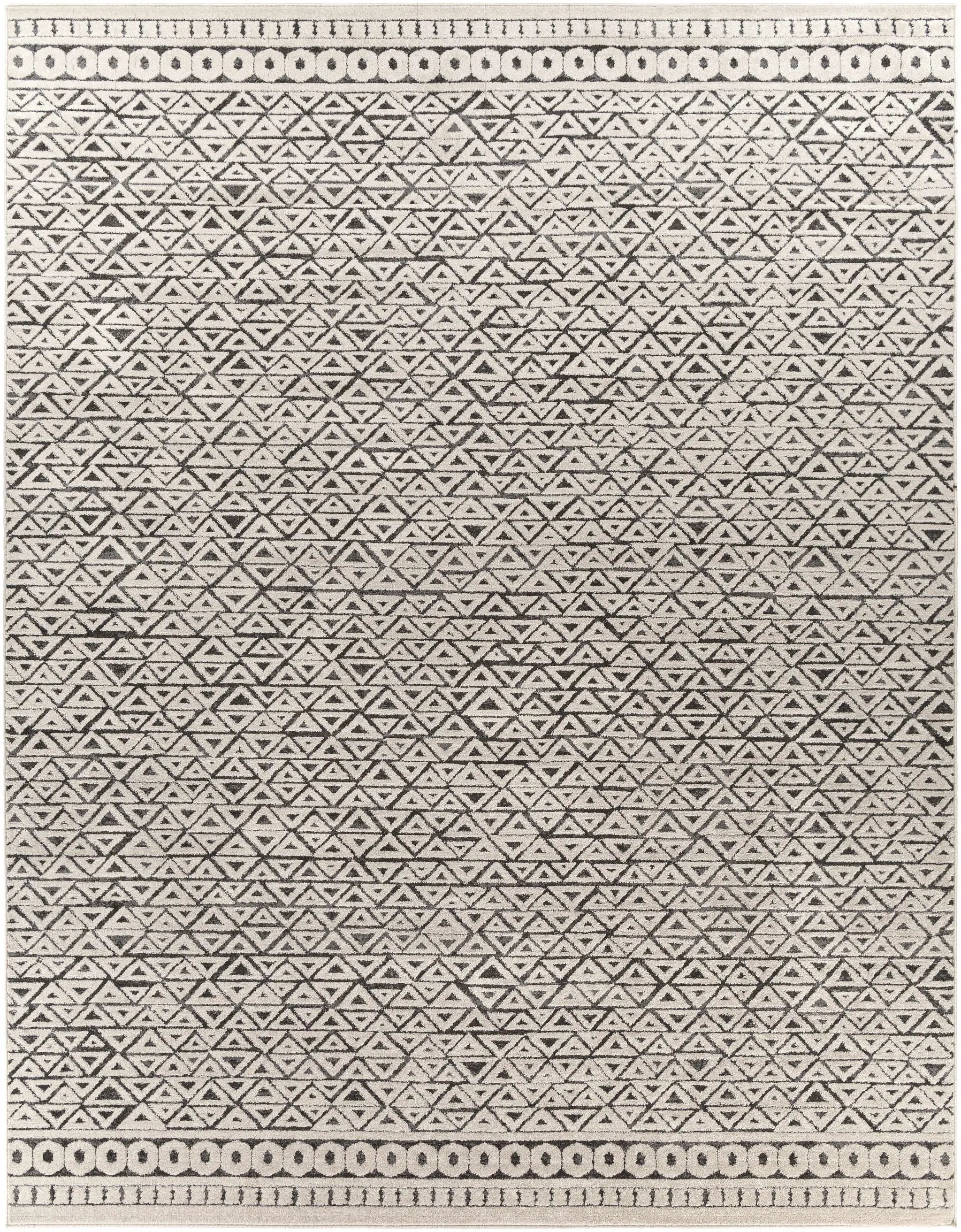 Naylor Beige/Charcoal Rug - Clearance by Boutique Rugs