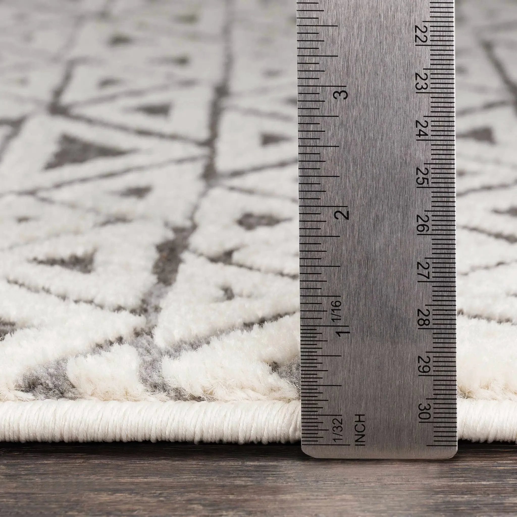 Naylor Beige/Charcoal Rug - Clearance by Boutique Rugs