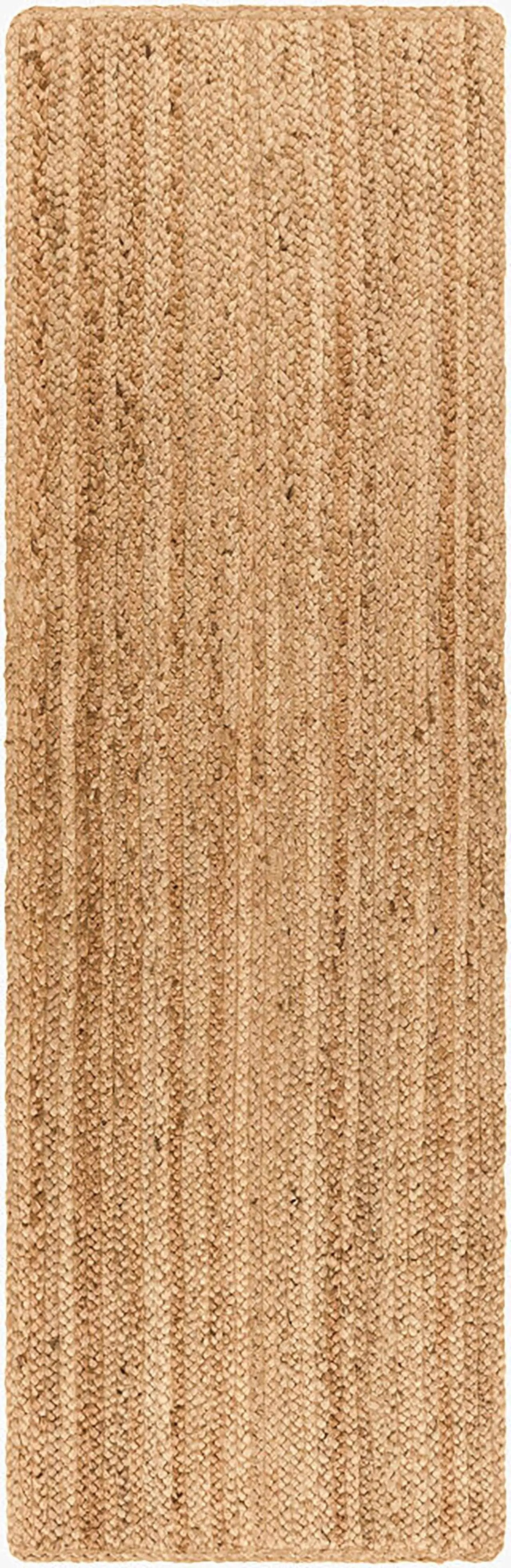 Shippagan Tan Jute Braided Rug by Boutique Rugs