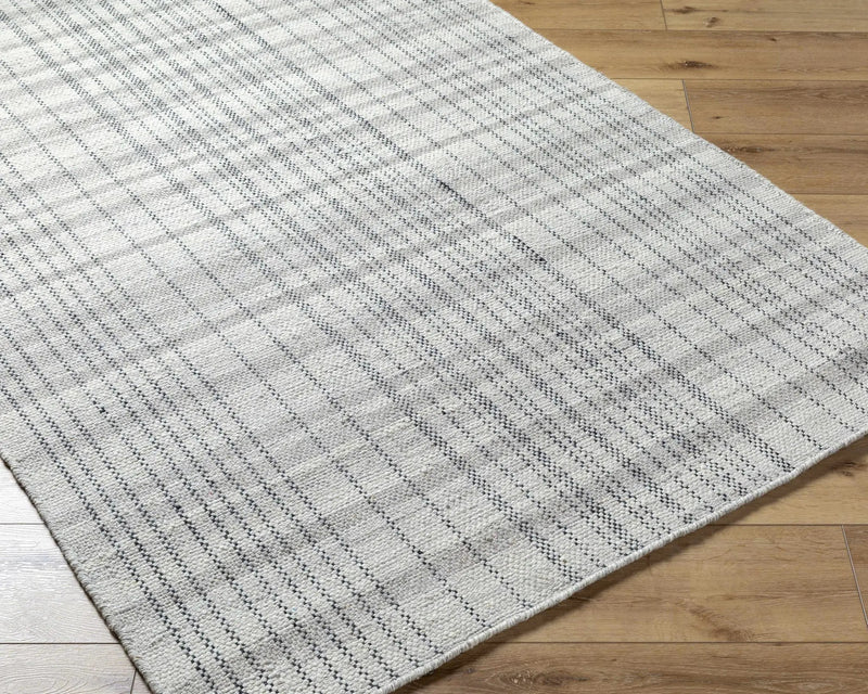 Nissa Blue Gray Checkered Area Rug - Clearance by Boutique Rugs