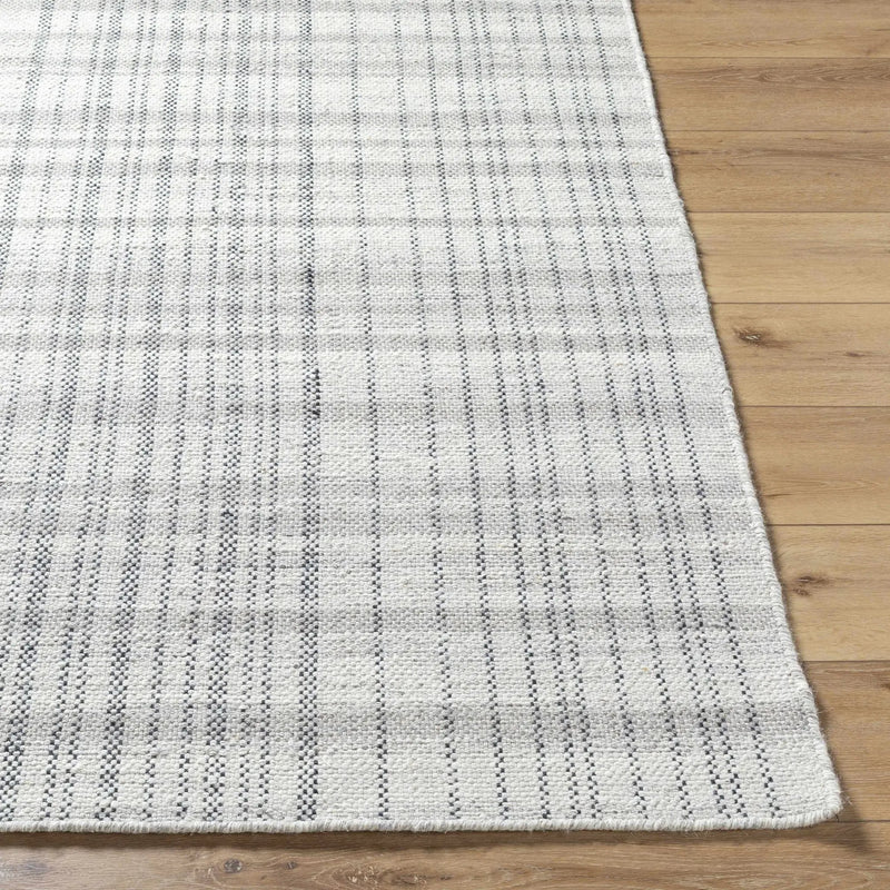 Nissa Blue Gray Checkered Area Rug - Clearance by Boutique Rugs