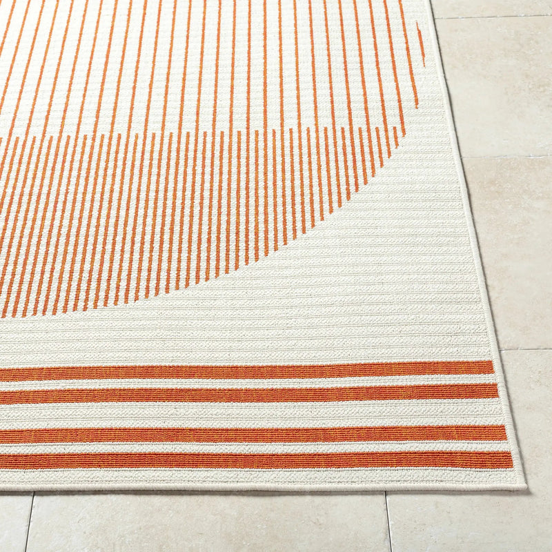 Nabil Cream Outdoor Area Rug - Clearance by Boutique Rugs