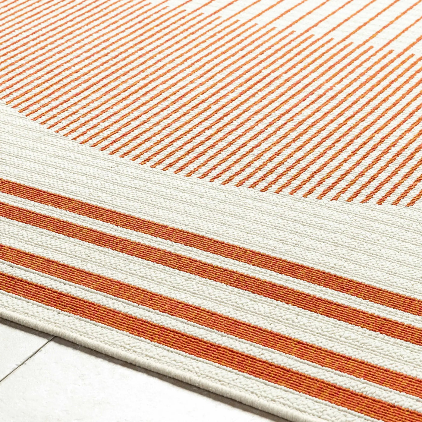 Nabil Cream Outdoor Area Rug - Clearance by Boutique Rugs