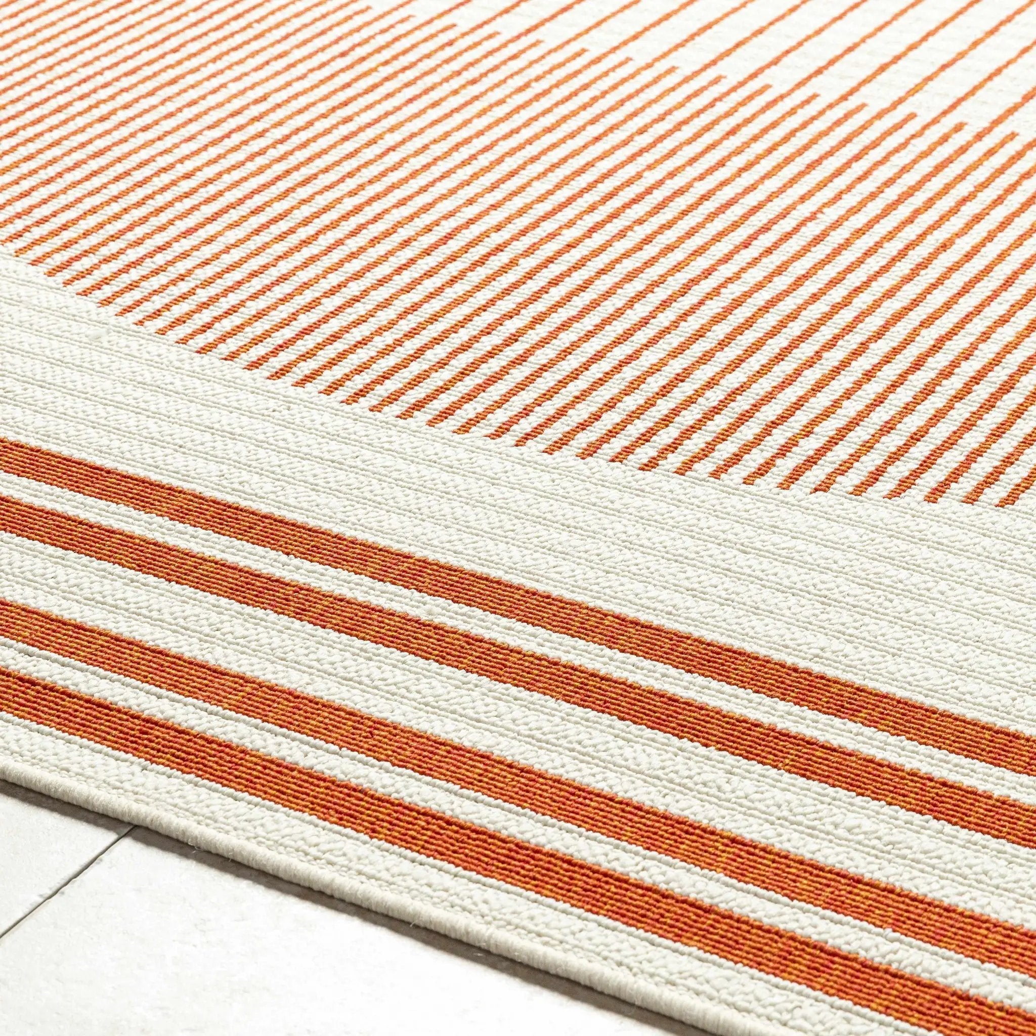 Nabil Cream Outdoor Area Rug - Clearance by Boutique Rugs