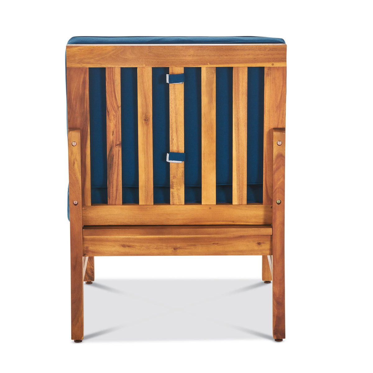 Perla Armless Chair with Acacia Wood Construction - Multiple Colors, photo 10 of 10